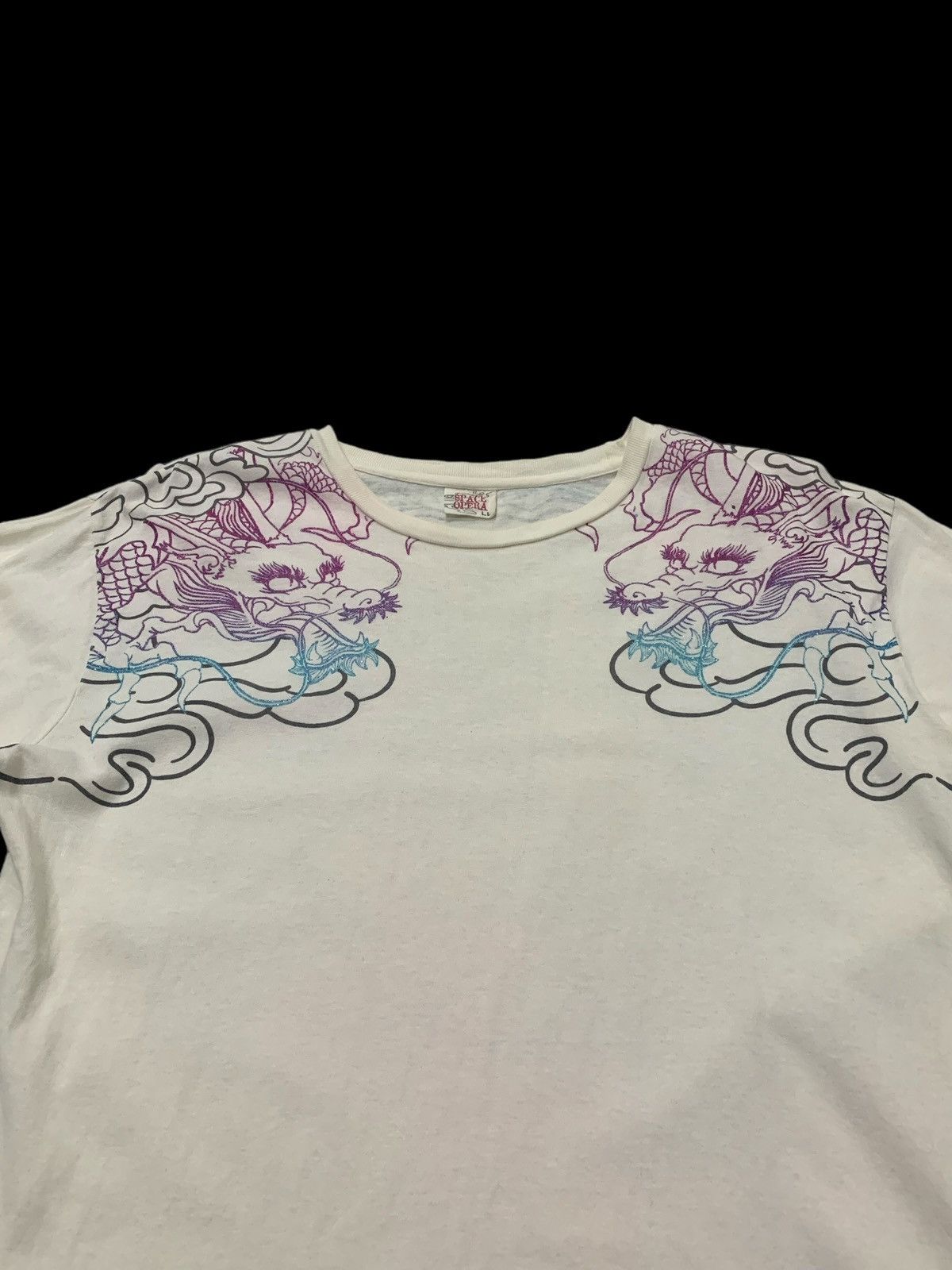 Japanese Brand Space Opera Dragon Koi Yakuza Japan Gangster Religion Size US L / EU 52-54 / 3 - 3 Thumbnail