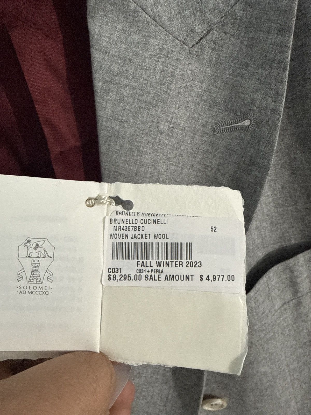 Brunello Cucinelli Brunello Cucinelli Sports Jacket Size 44R - 8 Thumbnail