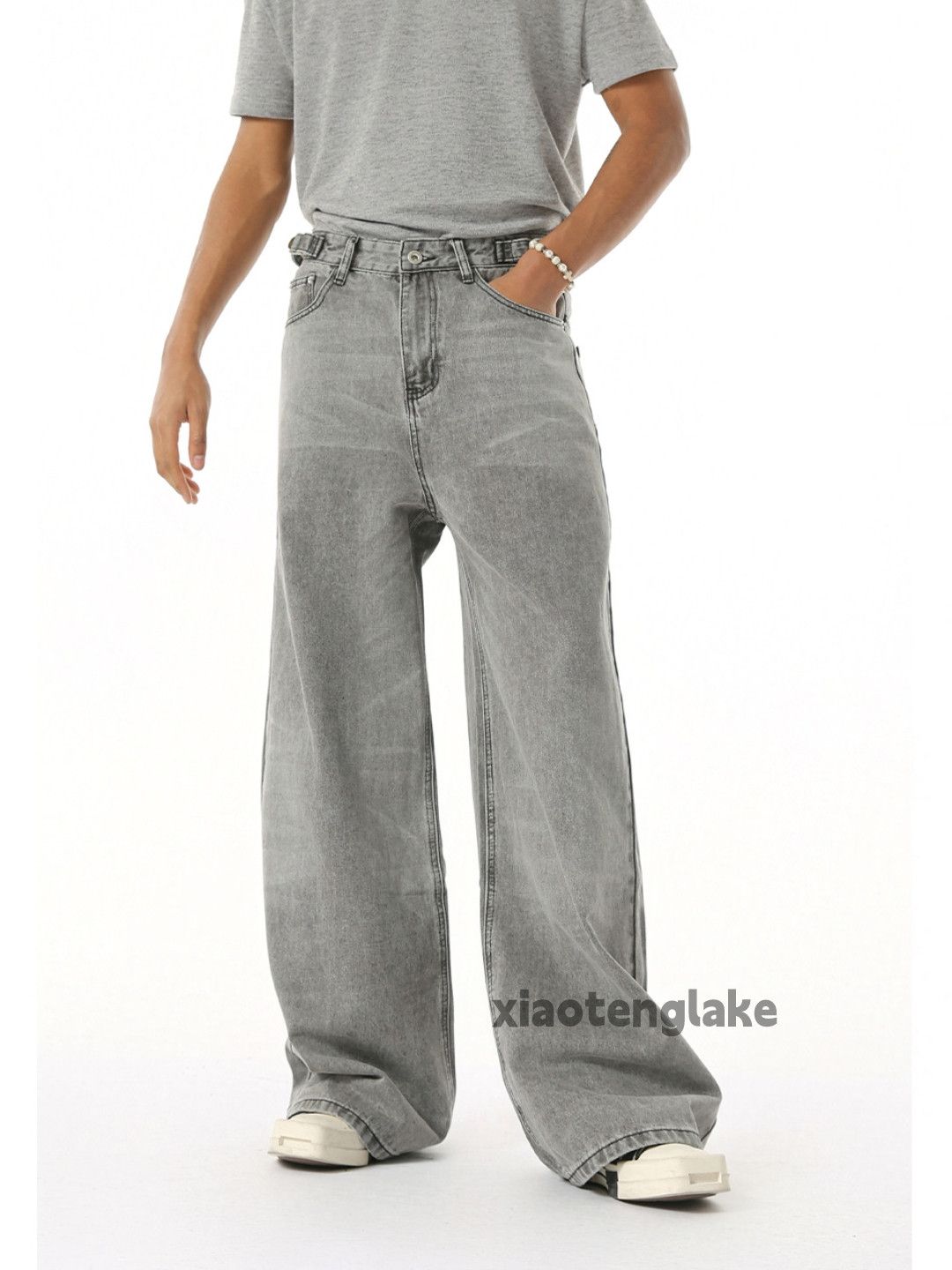 Jean × Vintage Washed faded cleanfit yuppie y2k bootcut flared jeans Size US 31 - 6 Thumbnail