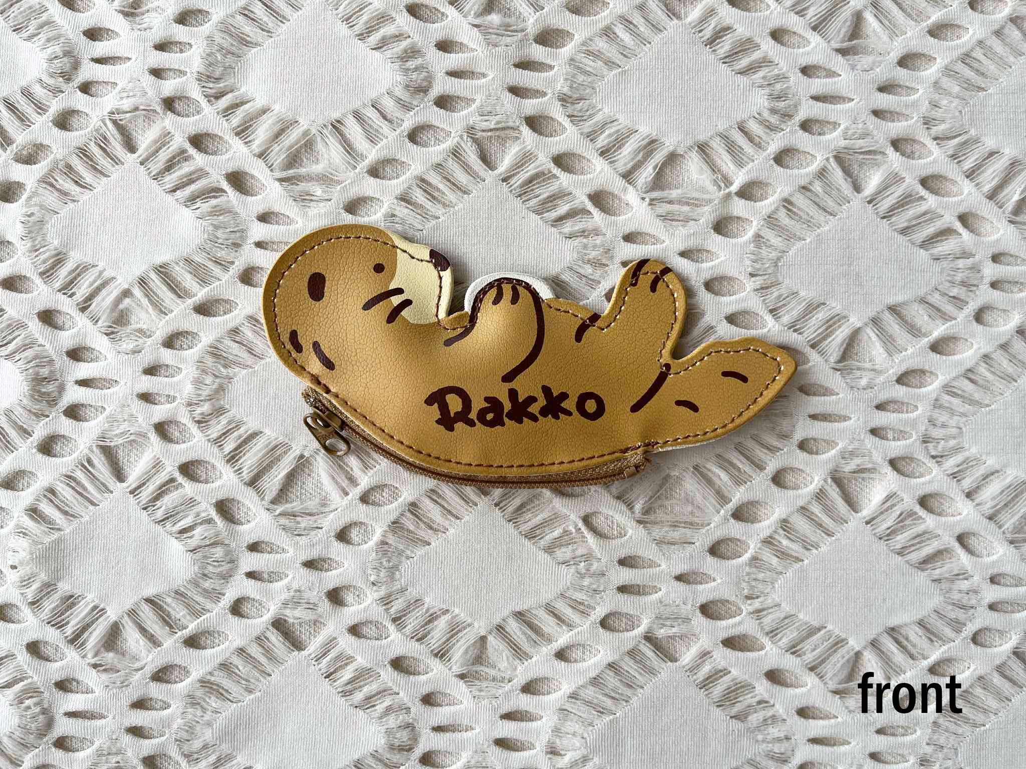 Vintage Tiny mustard yellow Sea otter Shaped zipper coin purse Size ONE SIZE - 4 Thumbnail