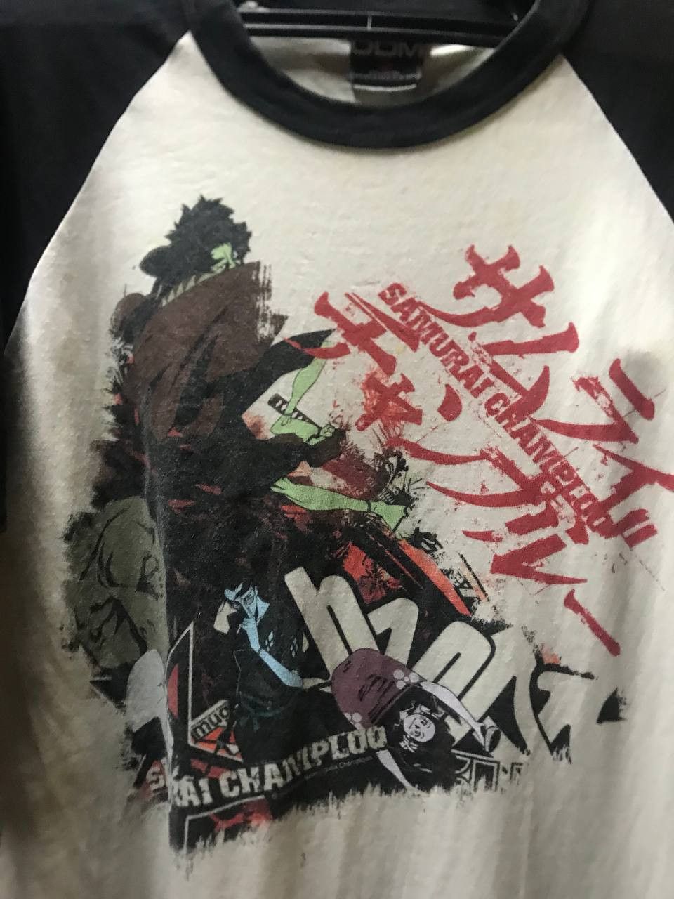 Anime Vintage SAMURAI CHAMPLOO ODM Anime Manga Japan Tee Raglan Size US M / EU 48-50 / 2 - 1 Thumbnail