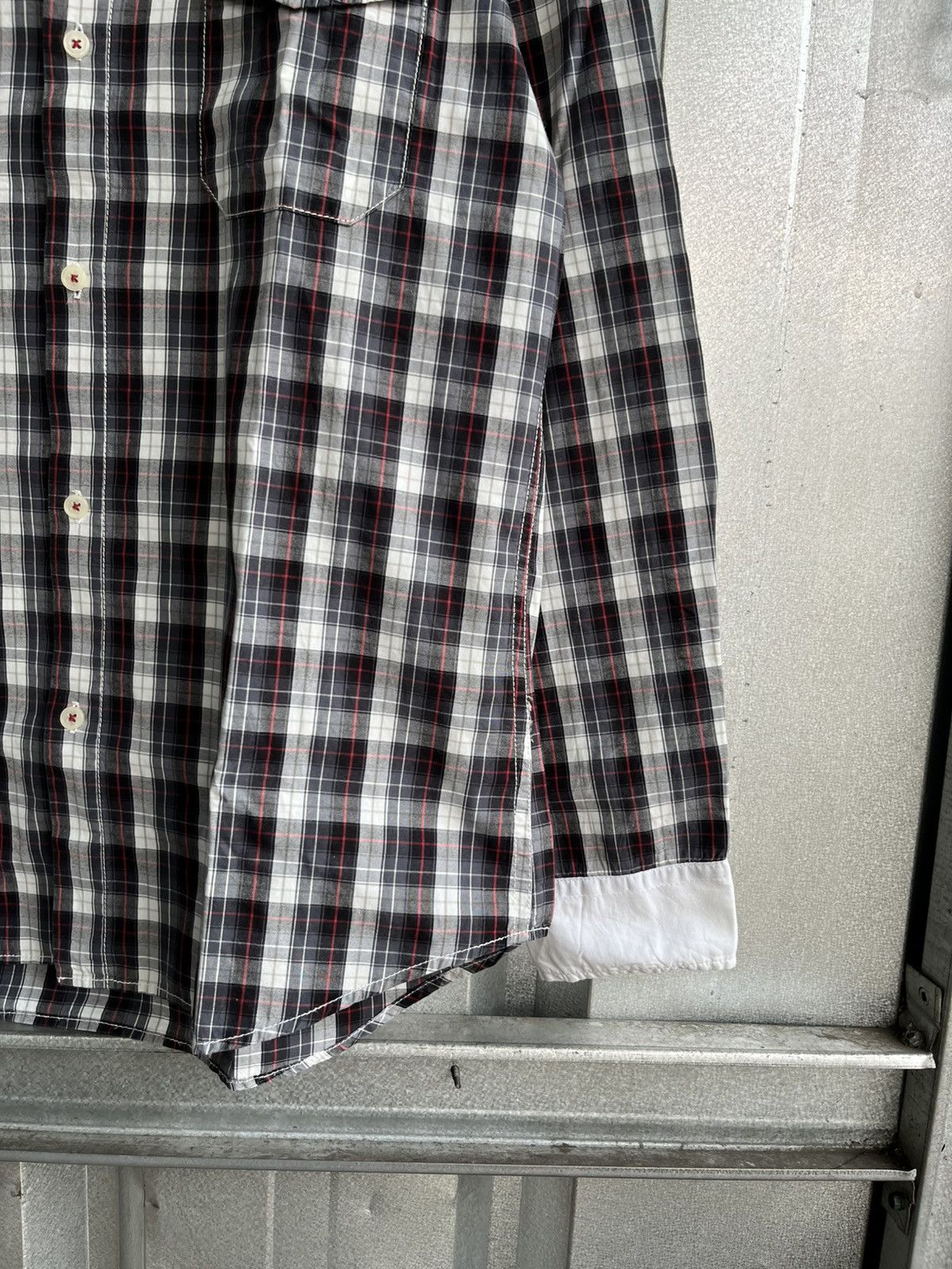 Issey Miyake Global work checkered button shirt Size US L / EU 52-54 / 3 - 5 Thumbnail