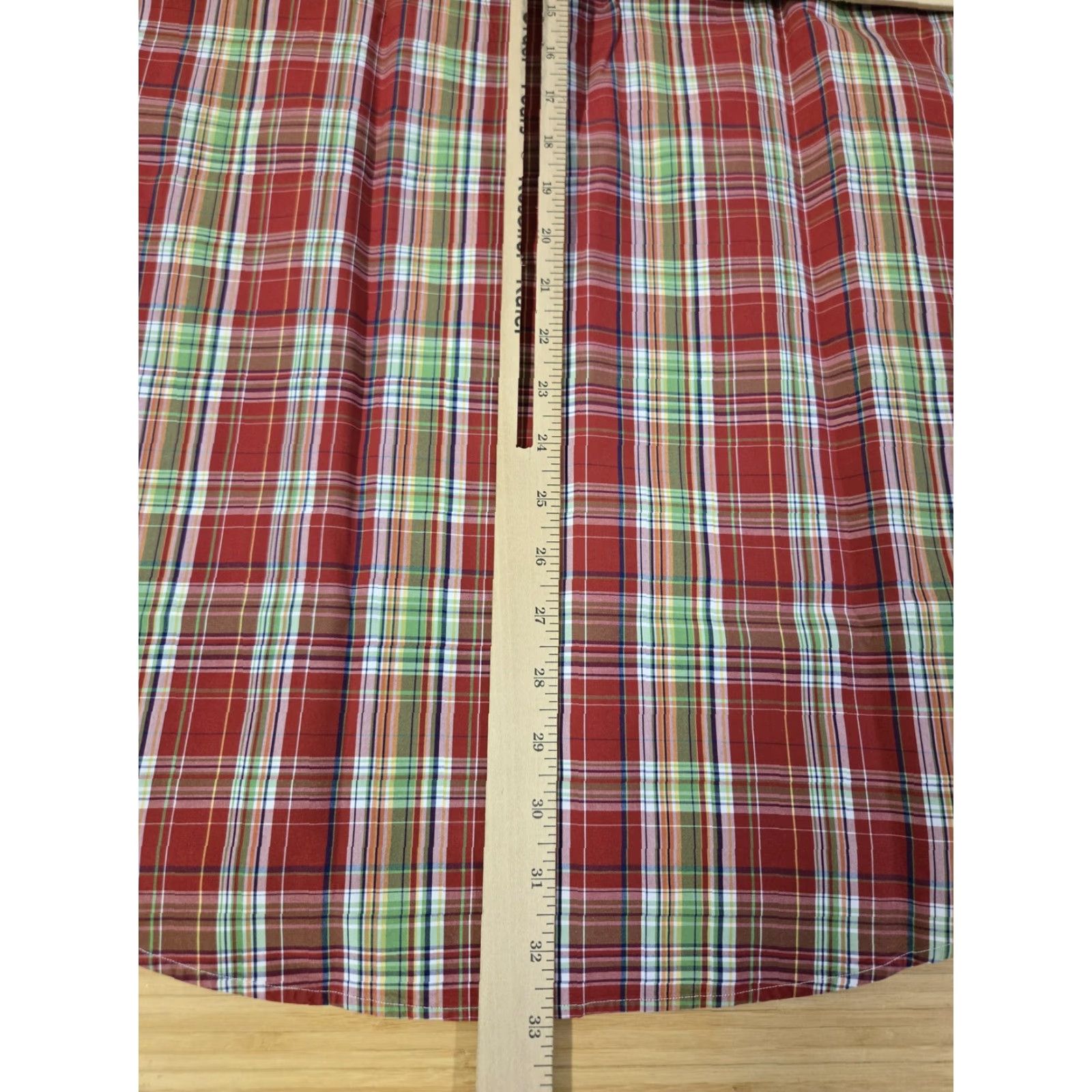Ralph Lauren Ralph Lauren Shirt Mens Large Red Plaid Custom Fit Button-Down Long Sleeve Preppy Shirt Size US L / EU 52-54 / 3 - 8 Thumbnail