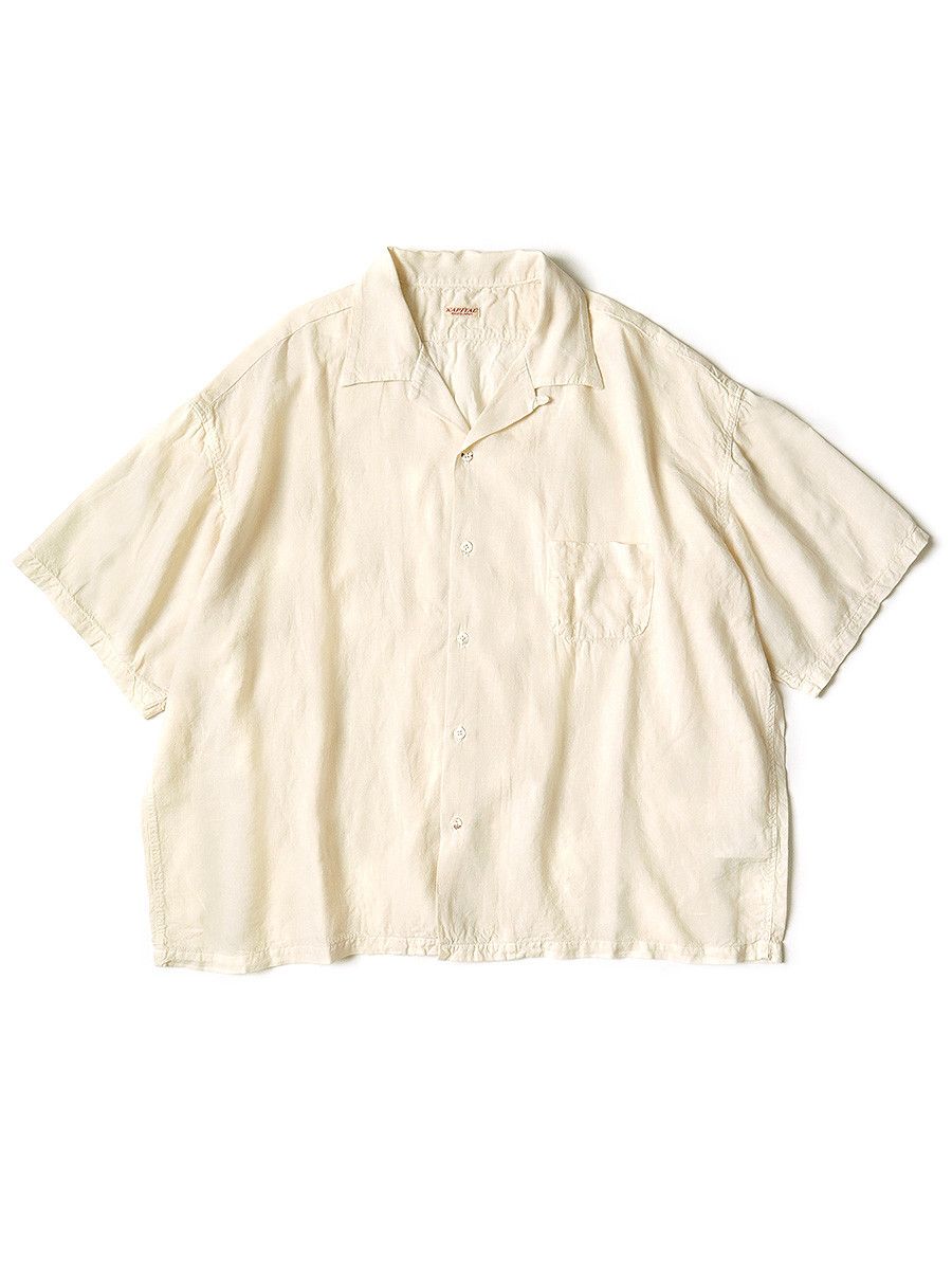 Kapital Kapital Soft linen open collar big shirt Size US M / EU 48-50 / 2 - 1 Preview