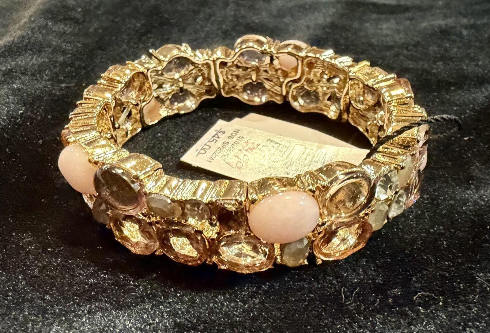 Other WHBM Semi-Precious Rose Quartz Bracelet & Earrings NWT Size ONE SIZE - 3 Thumbnail