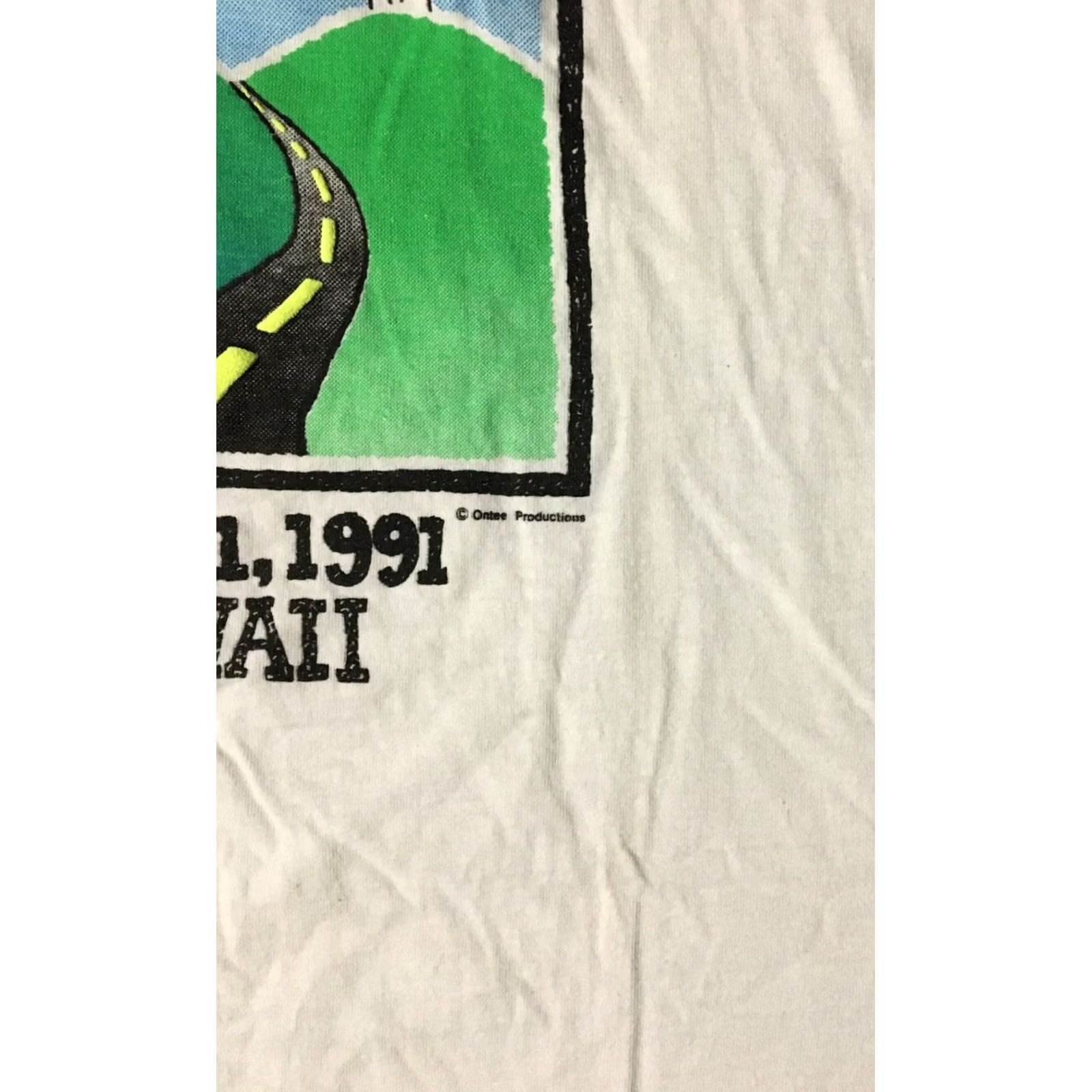 Vintage VINTAGE Hawaii Surf Shop Shirt XL USA Beach 90s Solar Eclipse Single Stitch White Mens T-Shirt Size US XL / EU 56 / 4 - 6 Thumbnail