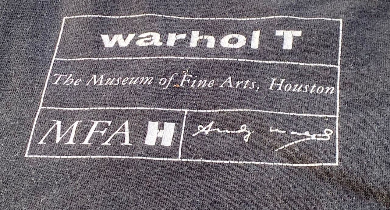 Andy Warhol Vintage Andy Warhol The Museum Of Fine Arts Houston Tshirt Size US L / EU 52-54 / 3 - 7 Thumbnail