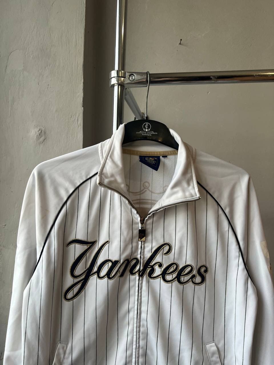 Majestic 80’S NEW YORK YANKEES BASEBALL ZIP COOPERSTOWN JACKET SZ M Size US L / EU 52-54 / 3 - 3 Thumbnail