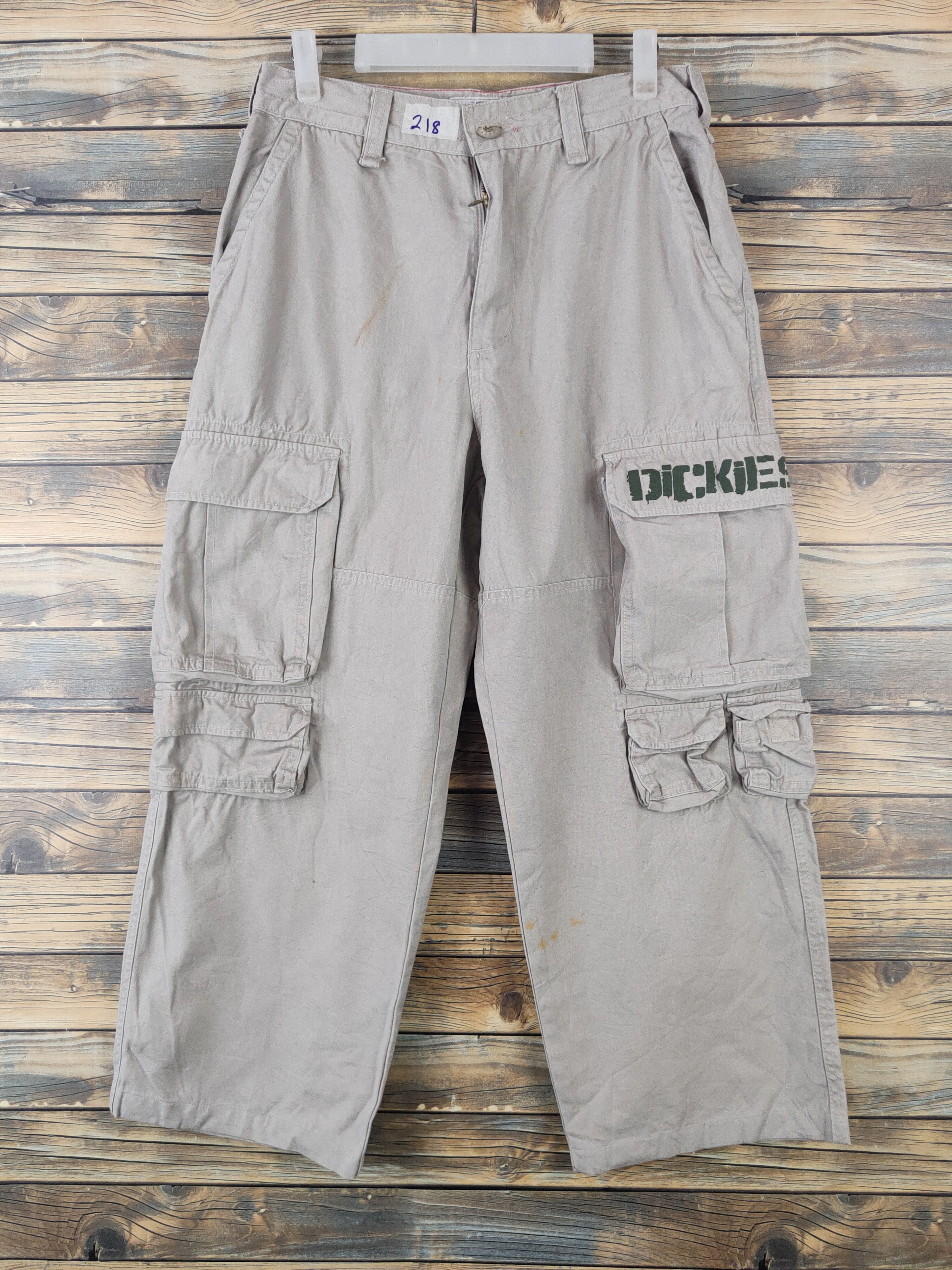 Dickies DLL Dickies Beige Multipocket Tactical Cargo Pants #218 Size US 32 / EU 48 - 1 Thumbnail