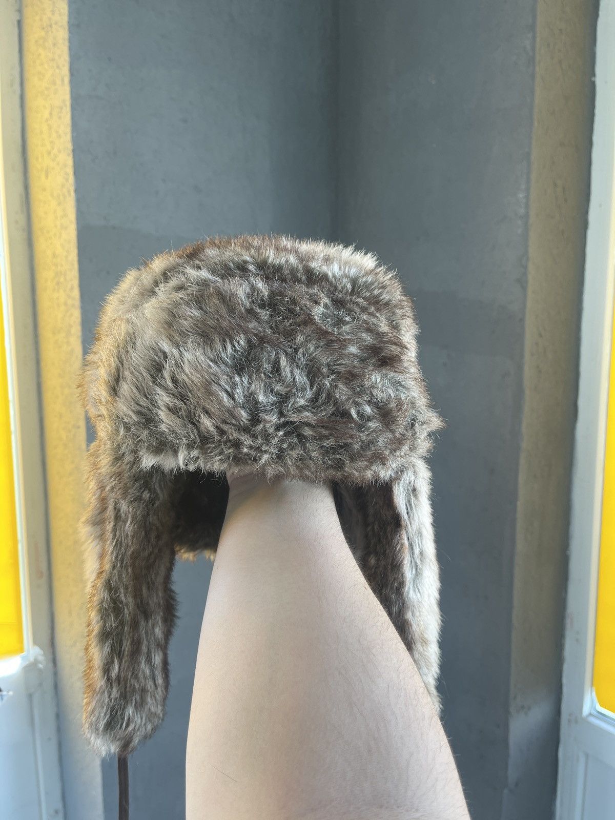 Japanese Brand × Vintage Y2K Faux Fur Ushanka Vintage Fuzzy Warm Trapper Hat Size ONE SIZE - 2 Thumbnail