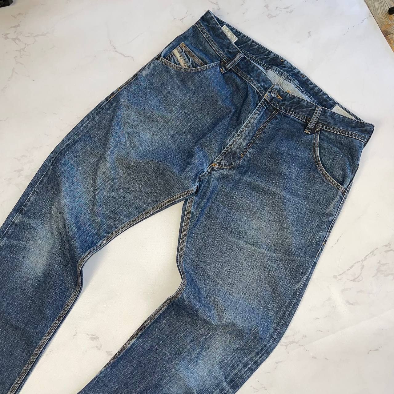 Diesel Diesel Vintage Jeans Mens w32 Blue Denim Pants Straight Y2K Size US 34 / EU 50 - 2 Thumbnail