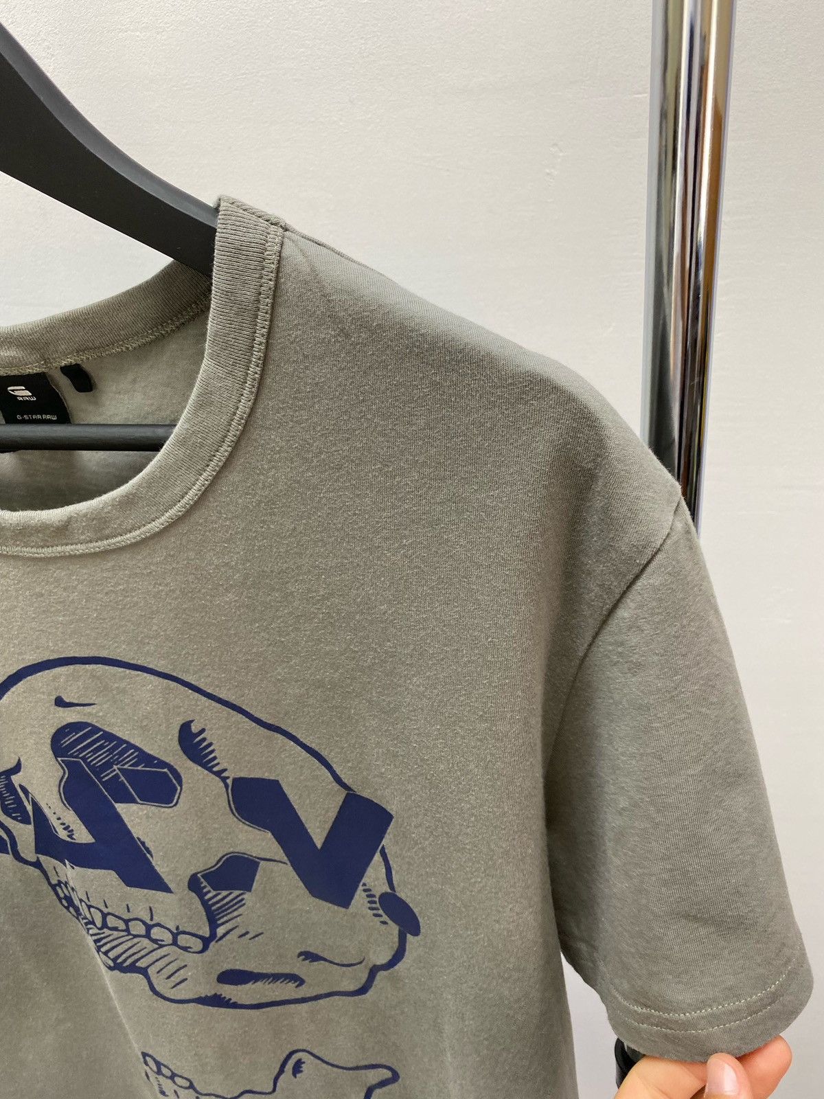 G-Star Vintage G Star Raw Big Skull Logo Black T Shirt Size US XL / EU 56 / 4 - 11 Thumbnail