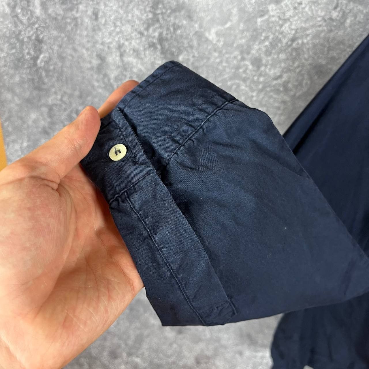 Dolce Gabbana Jeans Vintage Shirt Pocket Logo Long Sleeve