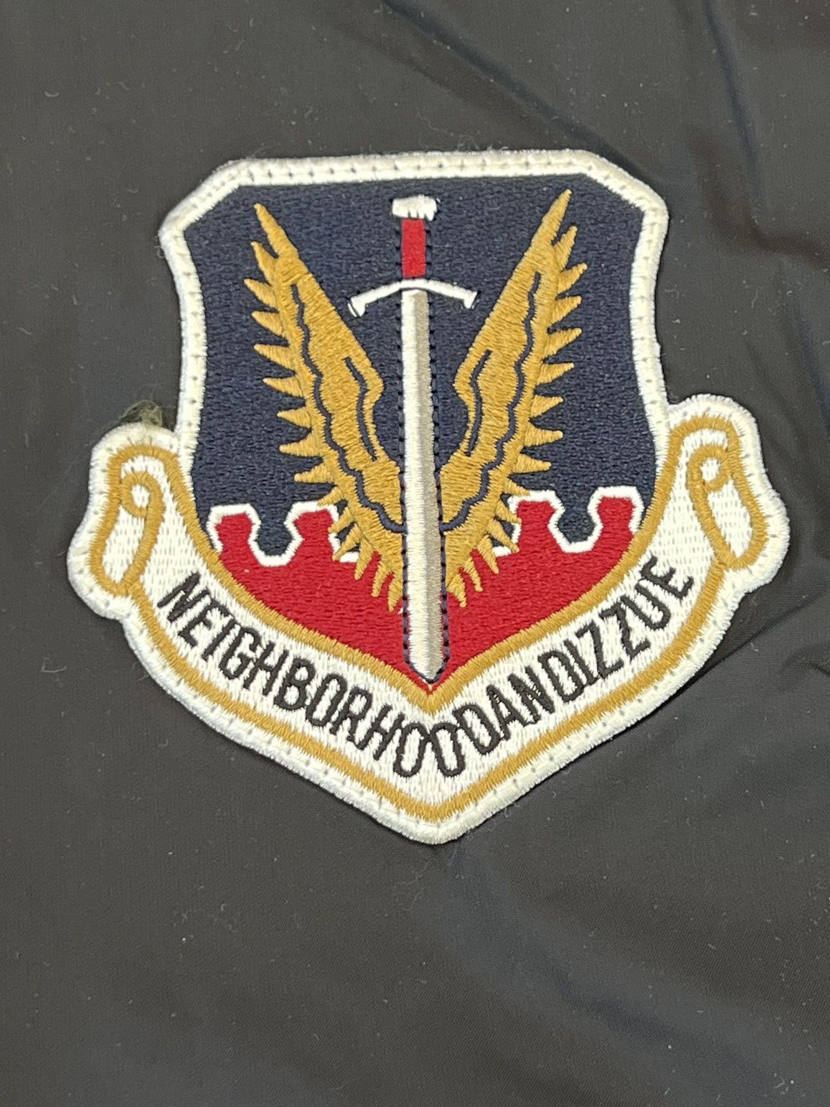 Neighborhood × izzue NEIGHBORHOOD X IZZUE COLLAB Patches Black Bomber Jacket Size US M / EU 48-50 / 2 - 5 Thumbnail