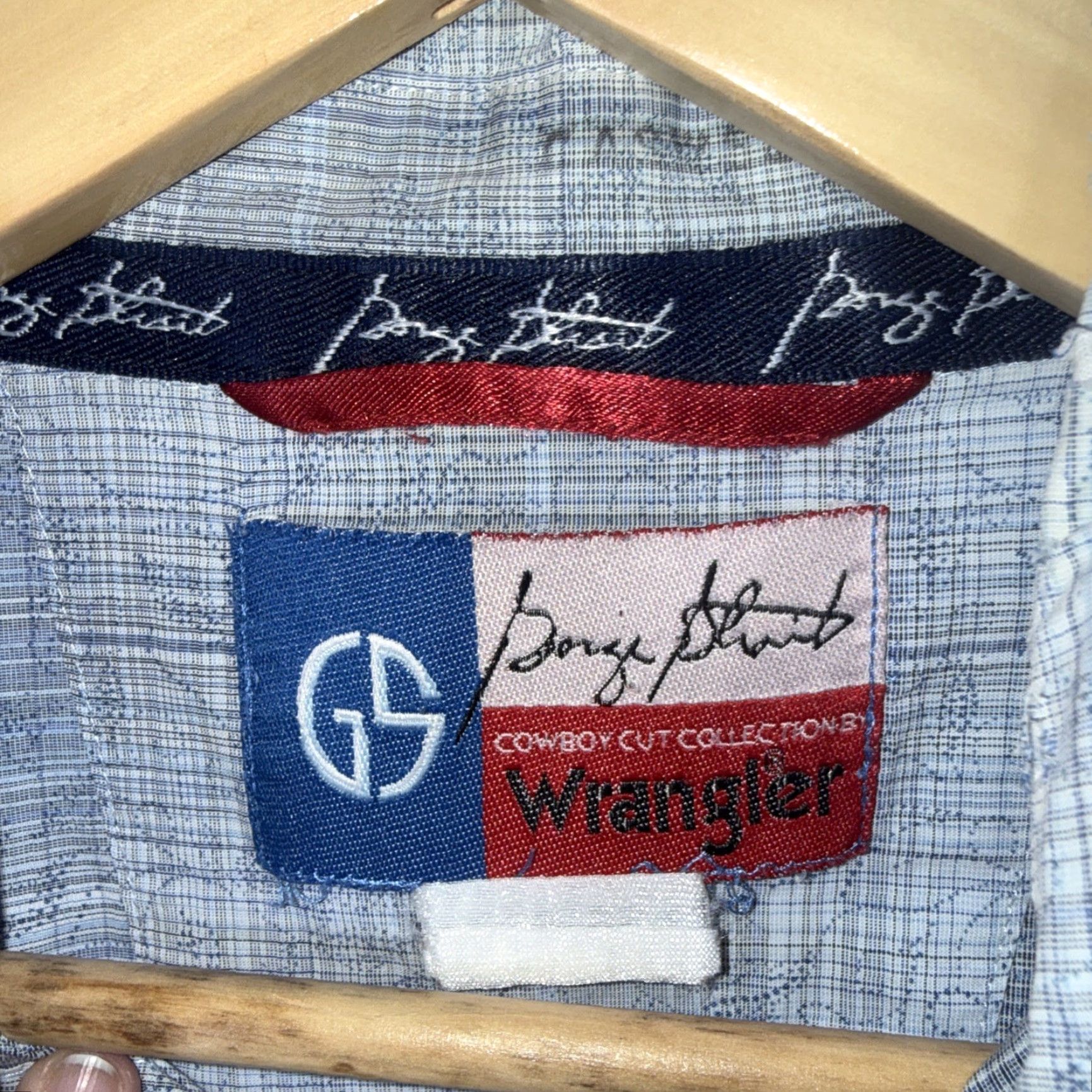 Wrangler VINTAGE Wrangler George Strait Blue Button-Up Shirt Mens XL Blue Long Sleeve Regular Size XL Mens George Strait Button-Up Shirt Size US XL / EU 56 / 4 - 3 Thumbnail