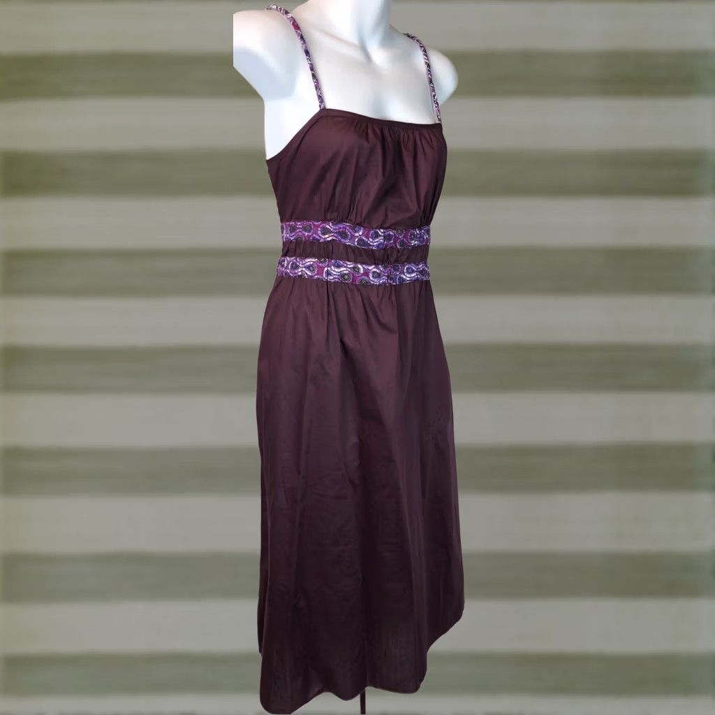 Old Navy VINTAGE Old Navy Midi Slip Dress M Purple 90s Y2K Whimsigoth Beac h Gothic Coquette 2000s? Size M / US 6-8 / IT 42-44 - 1 Thumbnail