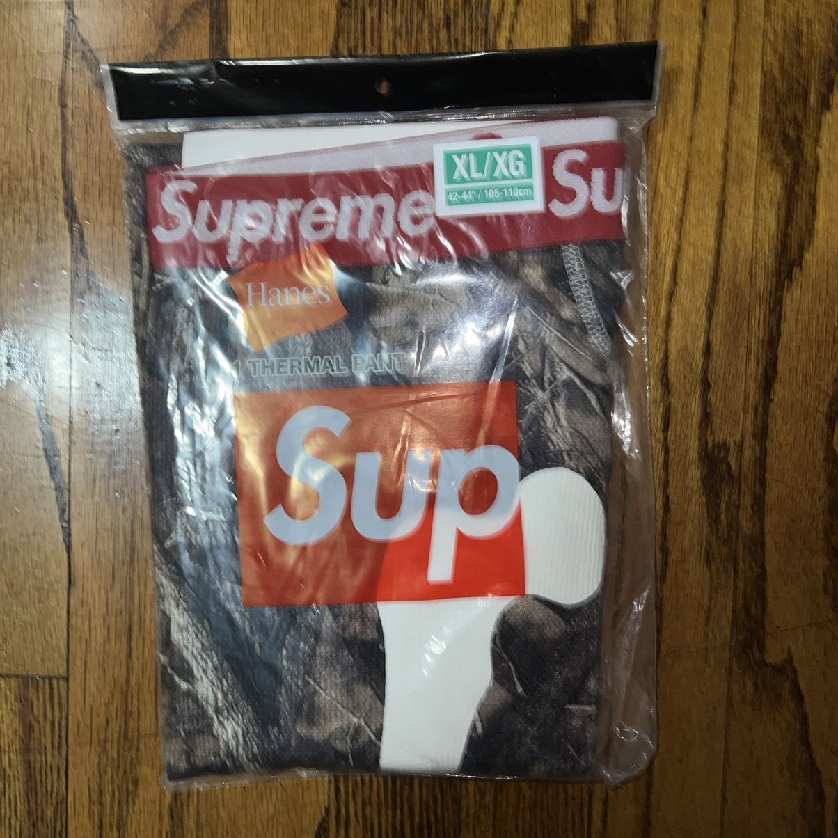 Supreme Supreme Hanes Bones Thermal Pants Camo Size: XL Size US 40 / EU 56 - 3 Thumbnail
