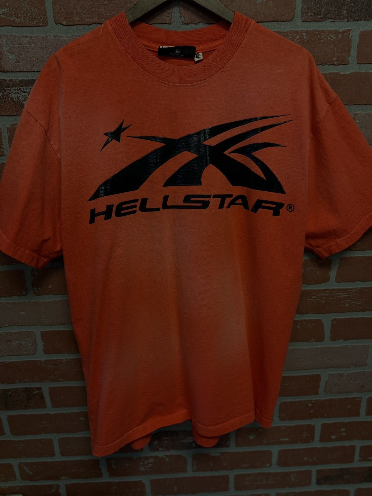HELLSTAR Hellstar RED Logo Tee Shirt 100% Authentic Size XL Size US XL / EU 56 / 4 - 1 Thumbnail