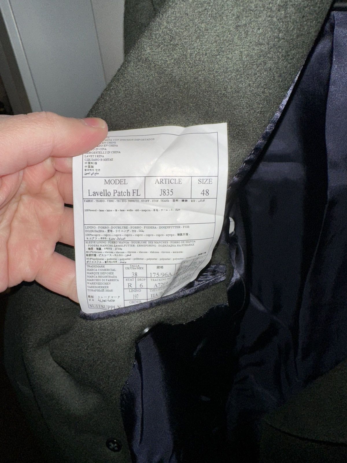 Suitsupply SuitSupply Double-Breasted Pure Wool Overcoat – Olive Green Size US S / EU 44-46 / 1 - 3 Thumbnail