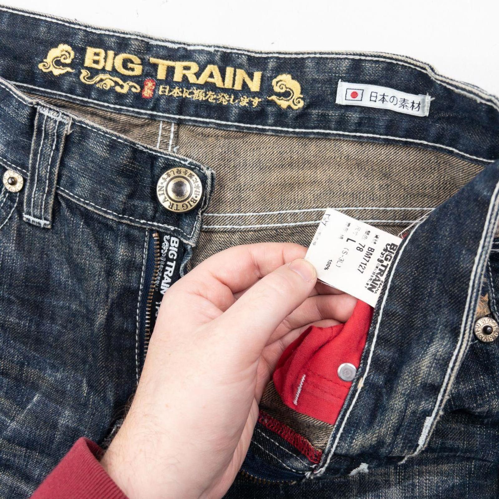 Other Vintage 2000s Big Train Patchwork Japanese Denim Jeans W30 Size US 30 / EU 46 - 5 Thumbnail