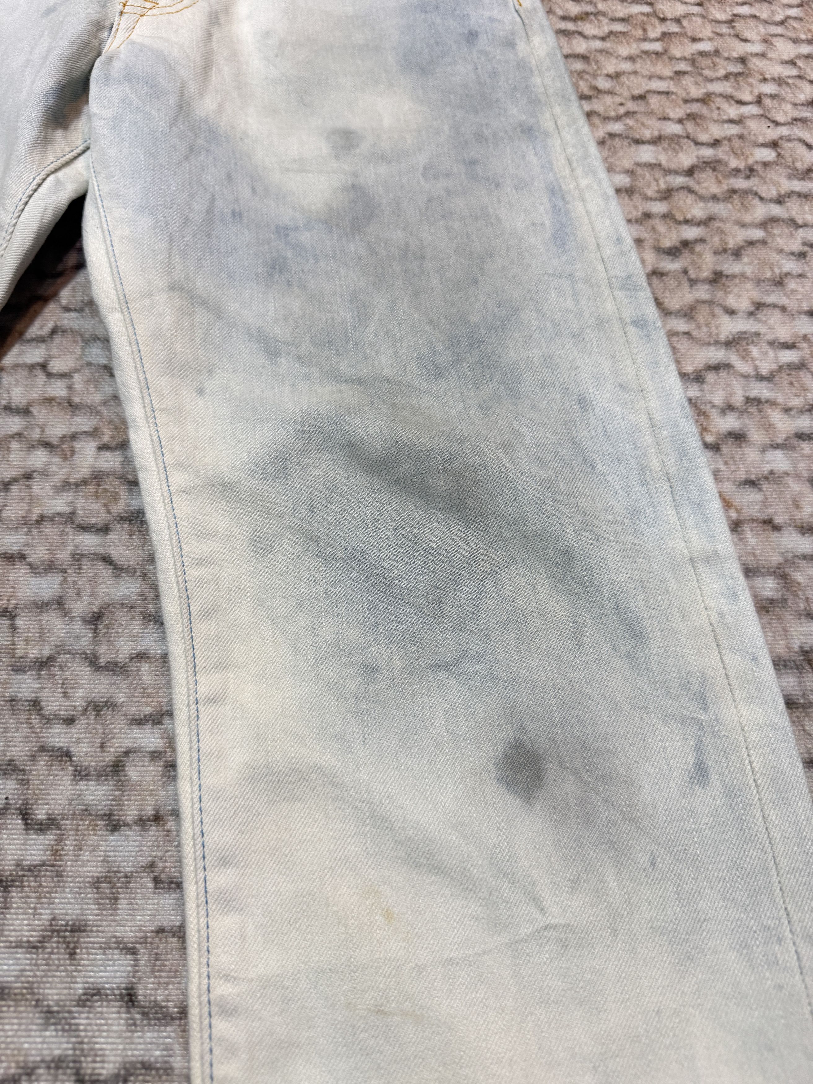 Japan Blue Jeans Japan Blue Jeans Circle Selvadge Ankle Cut Acid Wash Jeans Size US 26 / EU 42 - 5 Thumbnail