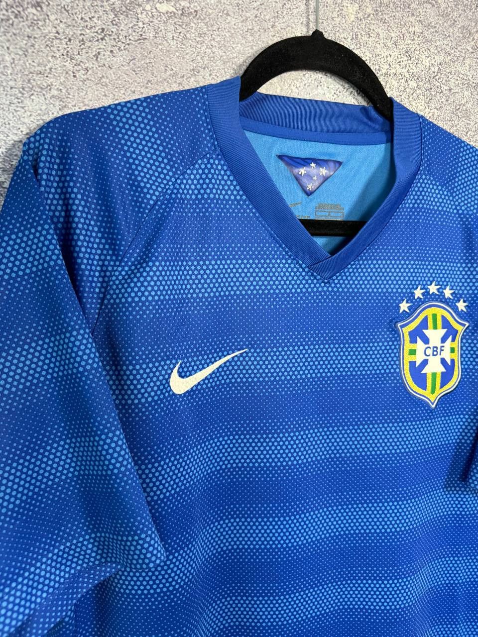 Nike Vintage Brazil National Team 2014 Nike Soccer Jersey Size US L / EU 52-54 / 3 - 6 Thumbnail