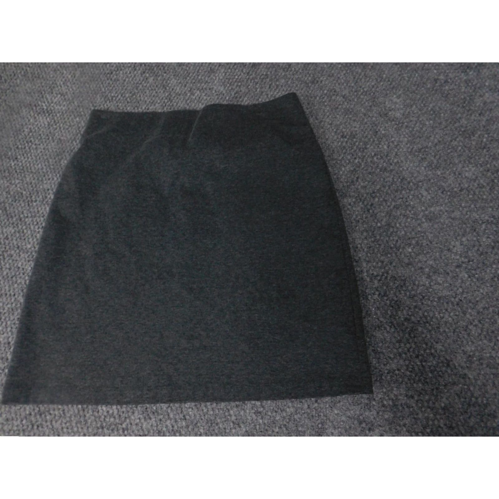 Old Navy Old Navy Skirt Womens Petite PS Gray A-Line Short Stretch Zipper Canvas Polyester Casual Vintage No Size 28" / US 6 / IT 42 - 3 Thumbnail