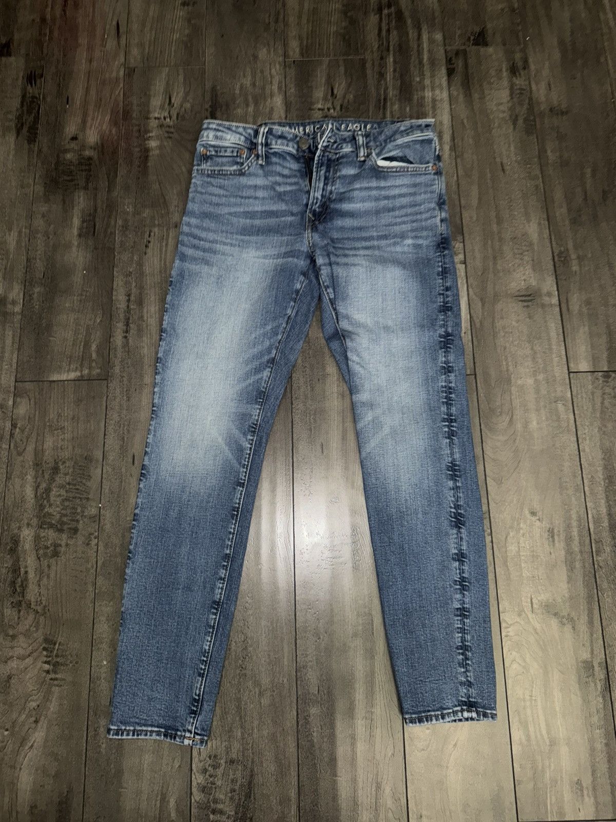 American Eagle Outfitters American Eagle Slim Fit Airflex Jeans 30”x 30” Size US 30 / EU 46 - 1 Thumbnail