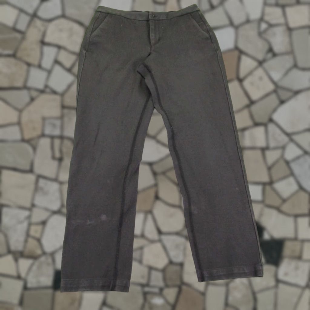 Lululemon VINTAGE Lululemon Pants Women 6 Black Chino 7/8 Slacks Performance Stretch Casual Knit Size 27" / US 4 / IT 40 - 1 Thumbnail