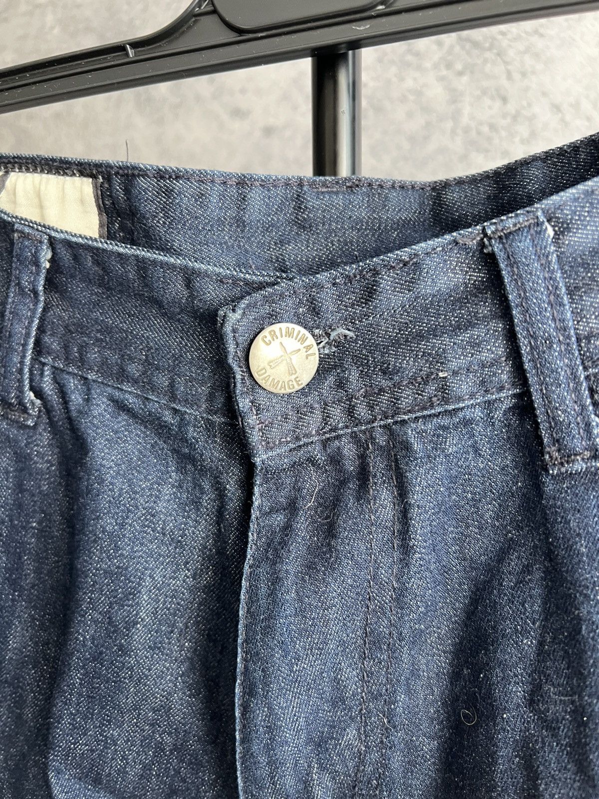 Criminal Damage Criminal Damage Cargo Denim Shorts Casual Blue Size 34 Size US 34 / EU 50 - 7 Thumbnail