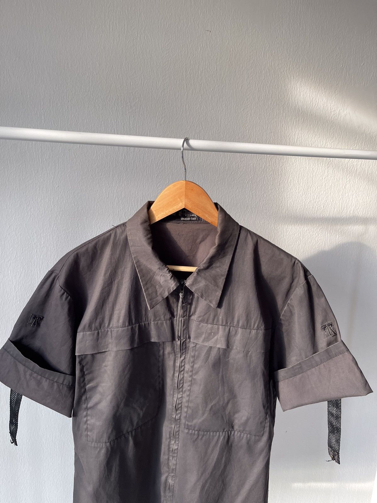If Six Was Nine × Le Grande Bleu (L.G.B.) × Yasuyuki Ishii Yasuyuki Ishii ‘Exalt Of Violence’ Two Pocket Zip Shirt Size US M / EU 48-50 / 2 - 6 Thumbnail
