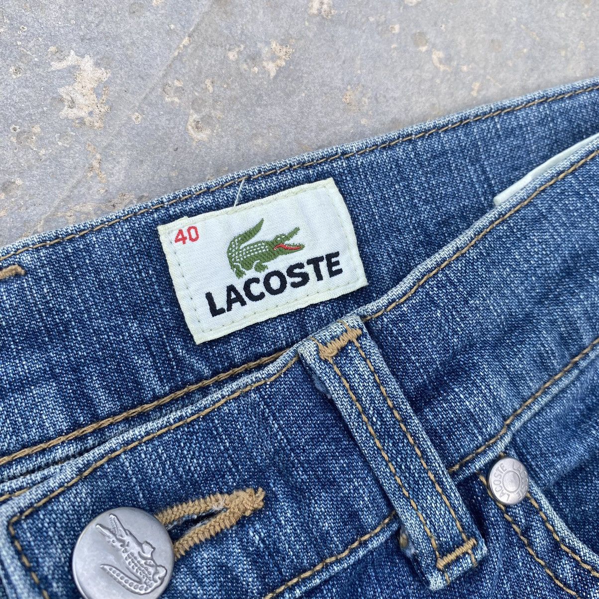 If Six Was Nine × Japanese Brand × Lacoste vintage lacoste bootcut flare jeans Size US 29 - 6 Thumbnail