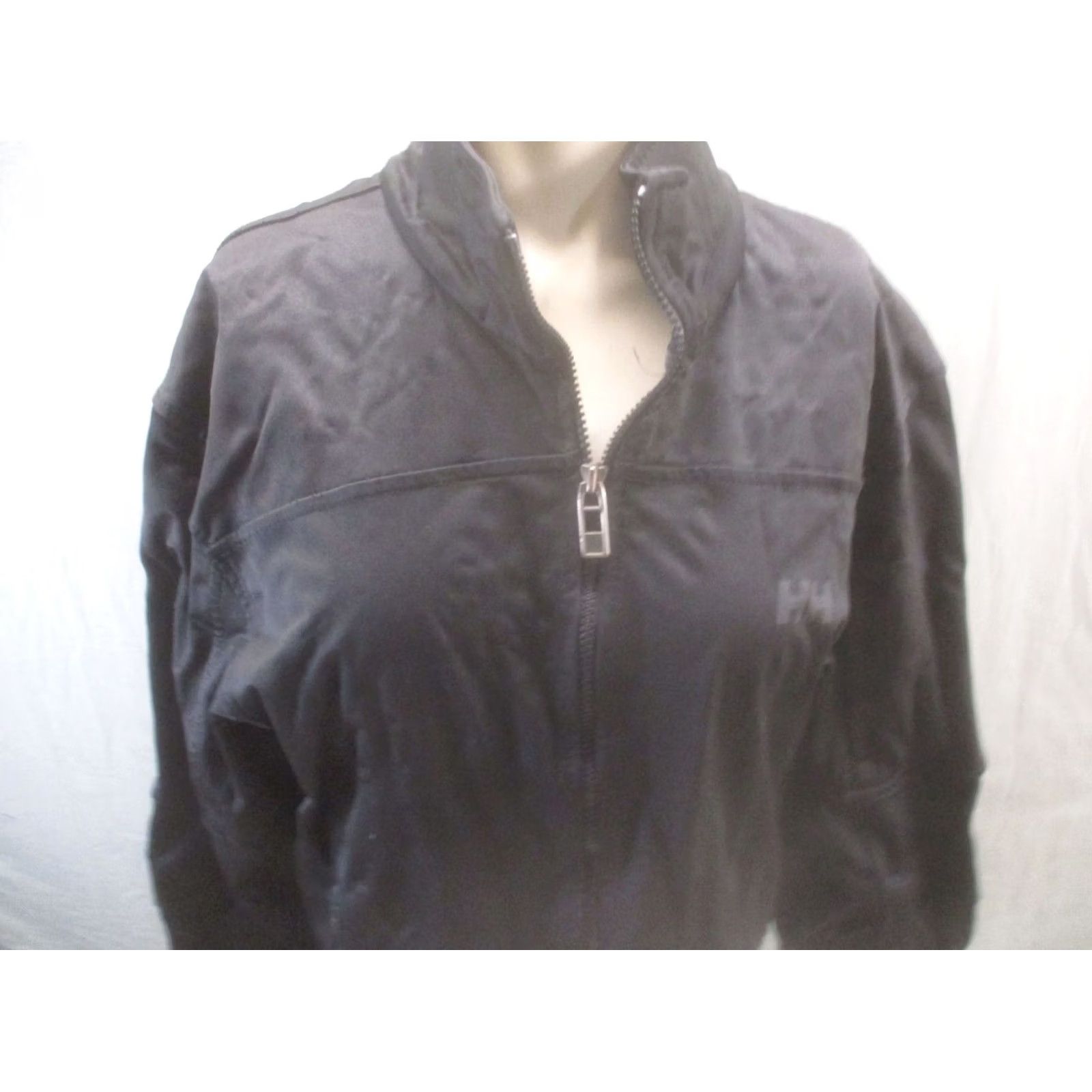 Helly Hansen Jacket Casual Mens M Black Full Zip Pockets High Collar, Men's — image 2 of 6