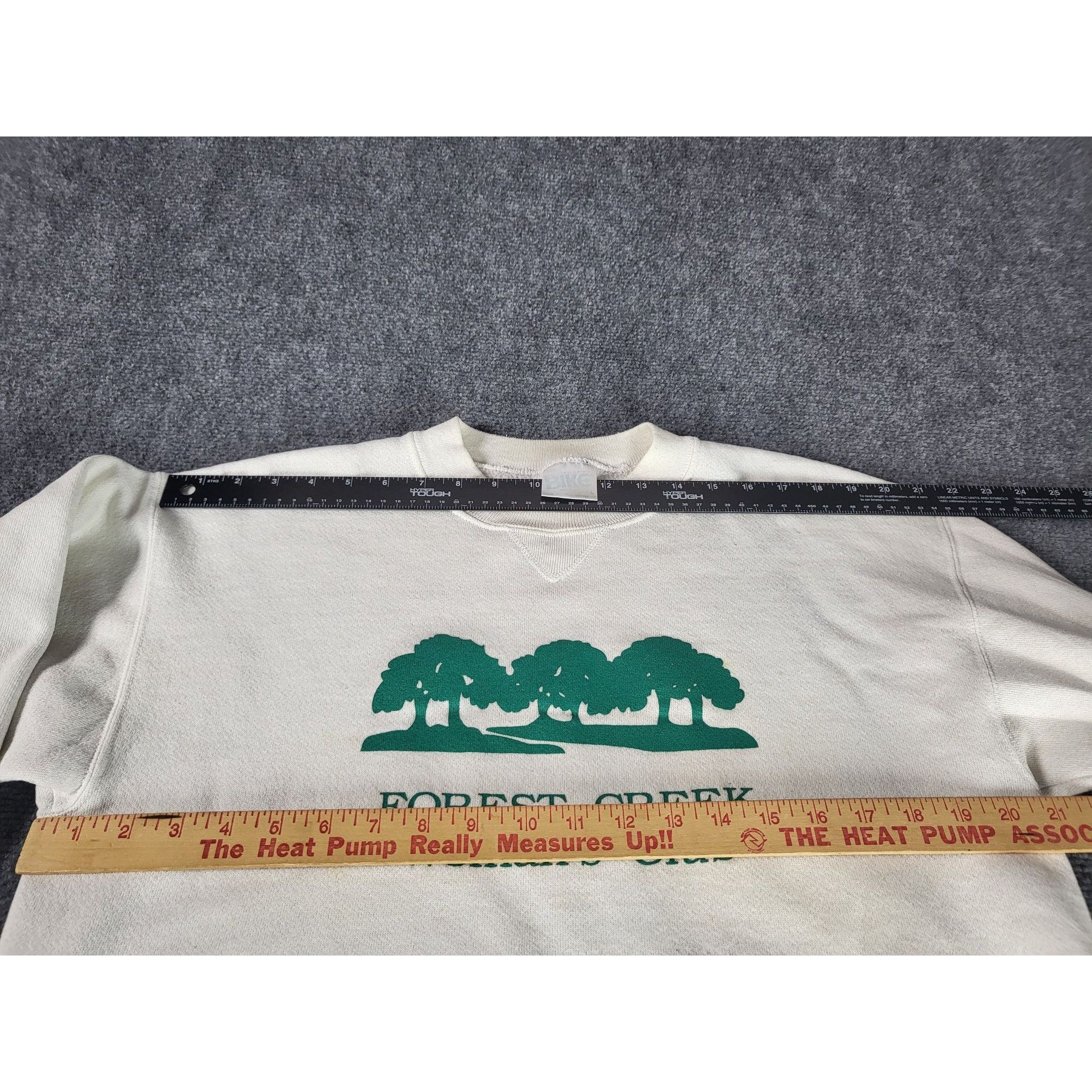 Vintage Vintage Forest Creek Women's Club Sweatshirt Sz L Bike Graph Size L / US 10 / IT 46 - 4 Thumbnail