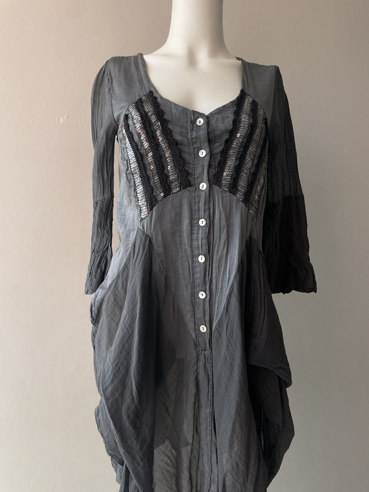 Vintage Italian silk dress Size S / US 4 / IT 40 - 7 Thumbnail