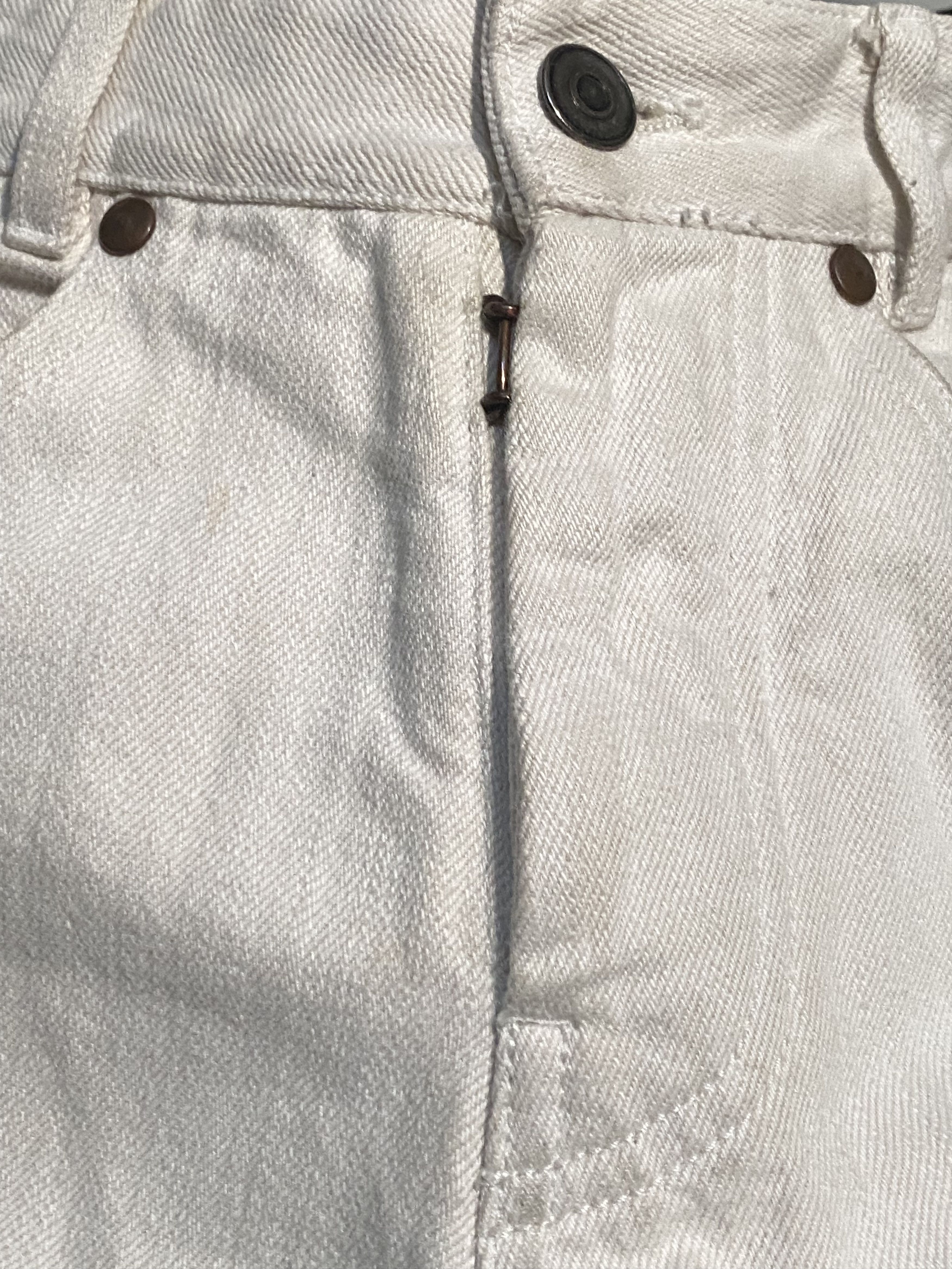 Maison Martin Margiela Line 14 Slim Jeans – White Denim, view 3