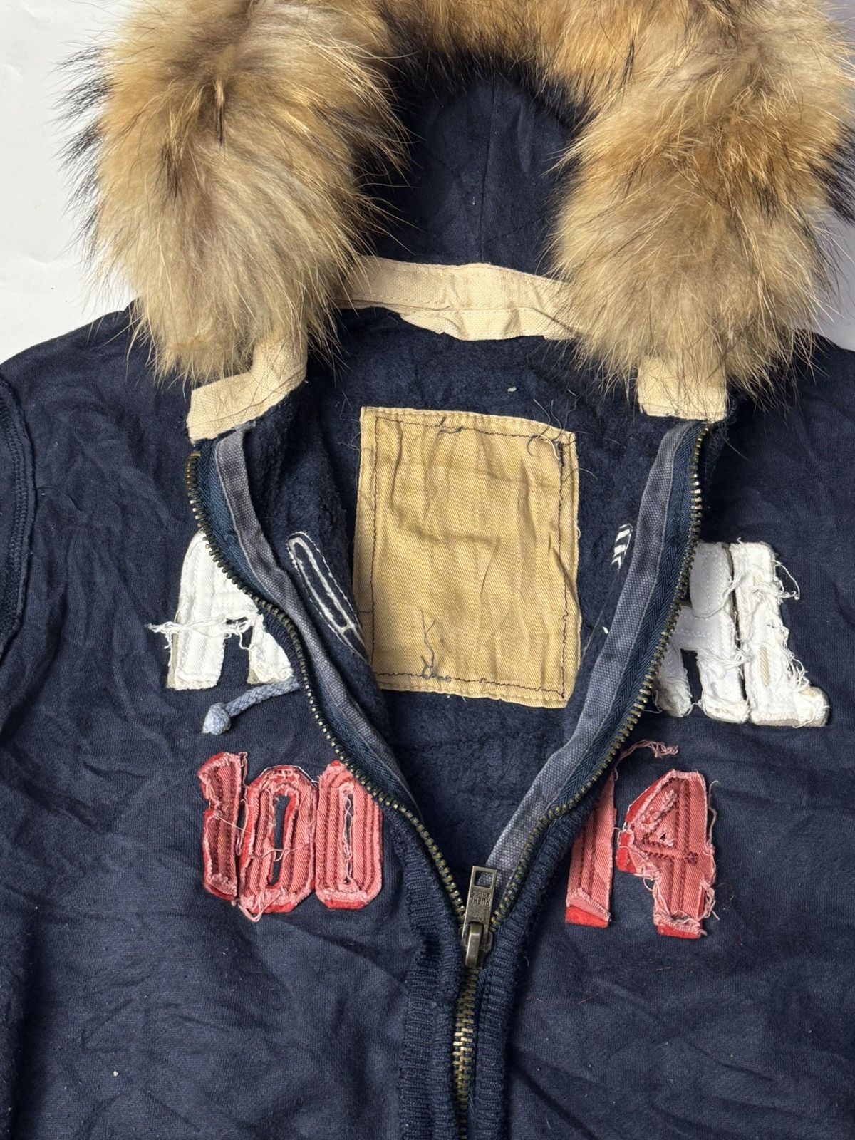 If Six Was Nine × Japanese Brand × Le Grande Bleu (L.G.B.) Fur Hoodie Japanese Distressed Ruehl Ifsix lgb style Size US L / EU 52-54 / 3 - 4 Thumbnail