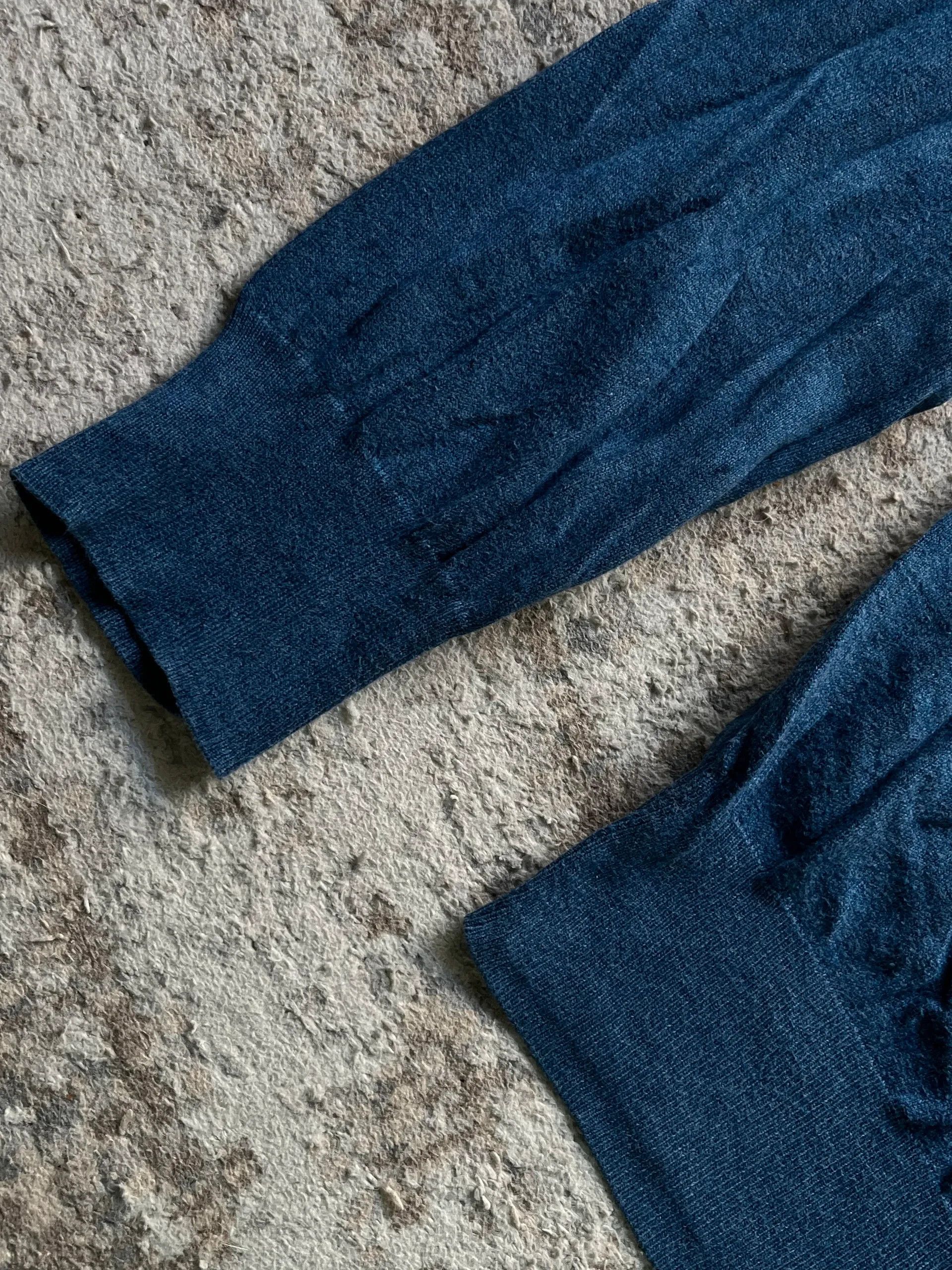 Polo Ralph Lauren Polo Ralph Lauren Pima Cotton Slim Fit Sz M Blue Sweater Size US M / EU 48-50 / 2 - 9 Thumbnail