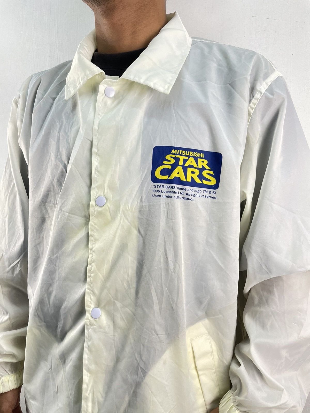Mizuno × Vintage Vintage 90s Mizuno Mitsubishi Star Cars Coach Jacket Size US L / EU 52-54 / 3 - 2 Thumbnail
