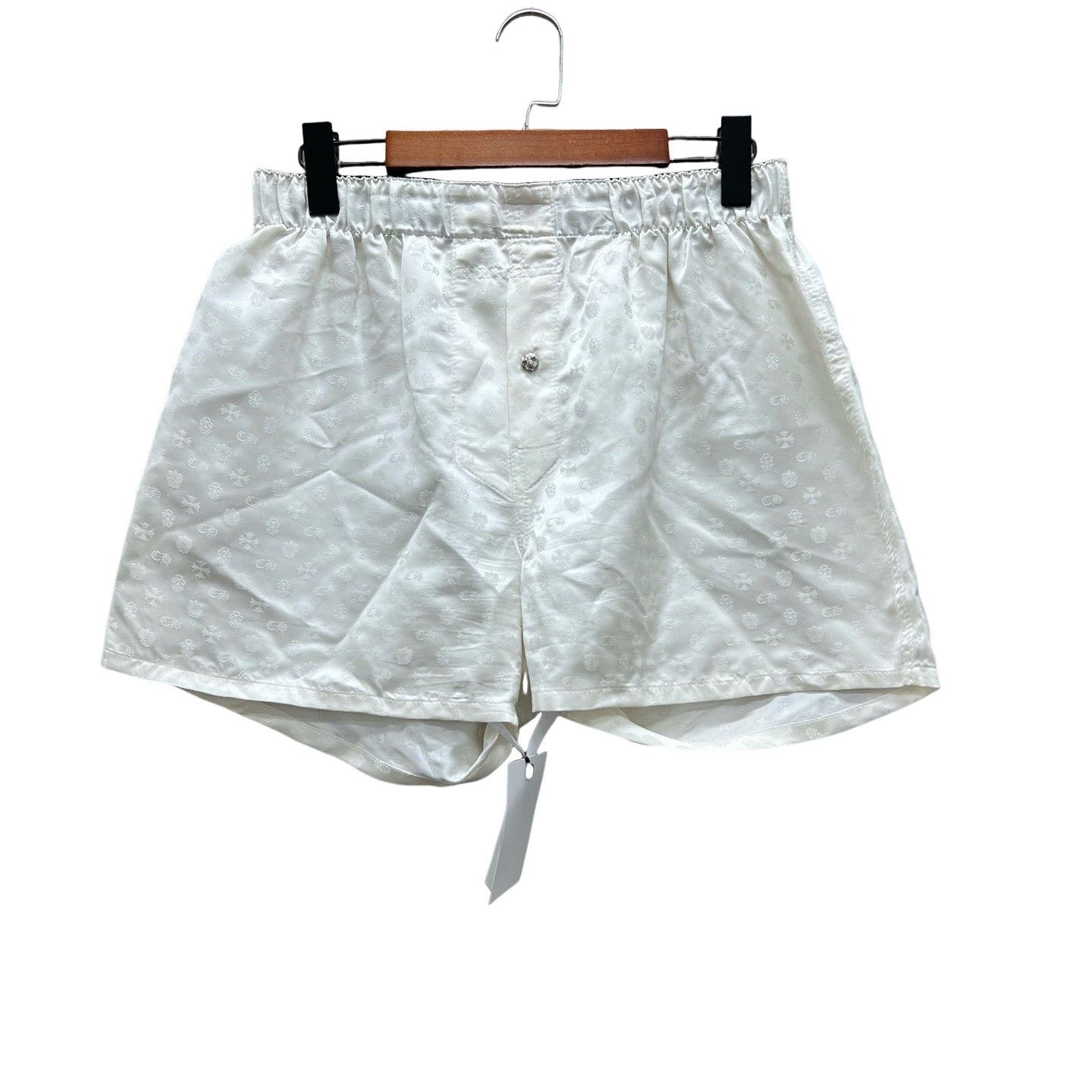 Chrome Hearts Chrome Hearts Jacquard Silk Shorts Size L Size US 34 / EU 50 - 1 Thumbnail