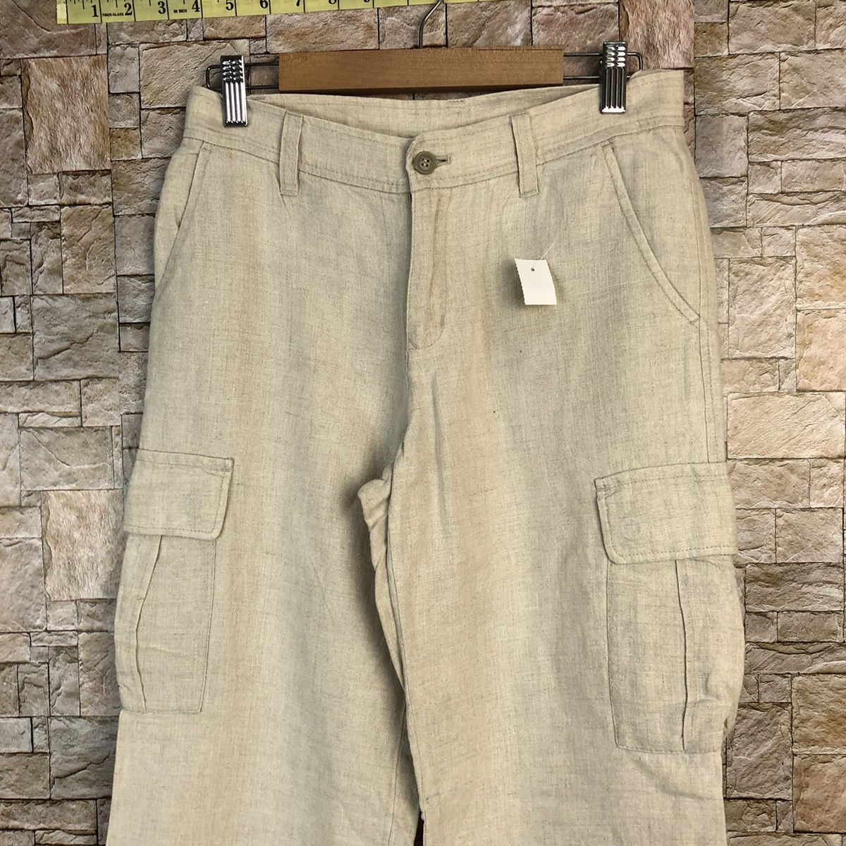 Japanese Brand Japanese Brand White Cargo Multipocket Pants #A735 Size 26" / US 2 / IT 38 - 5 Thumbnail