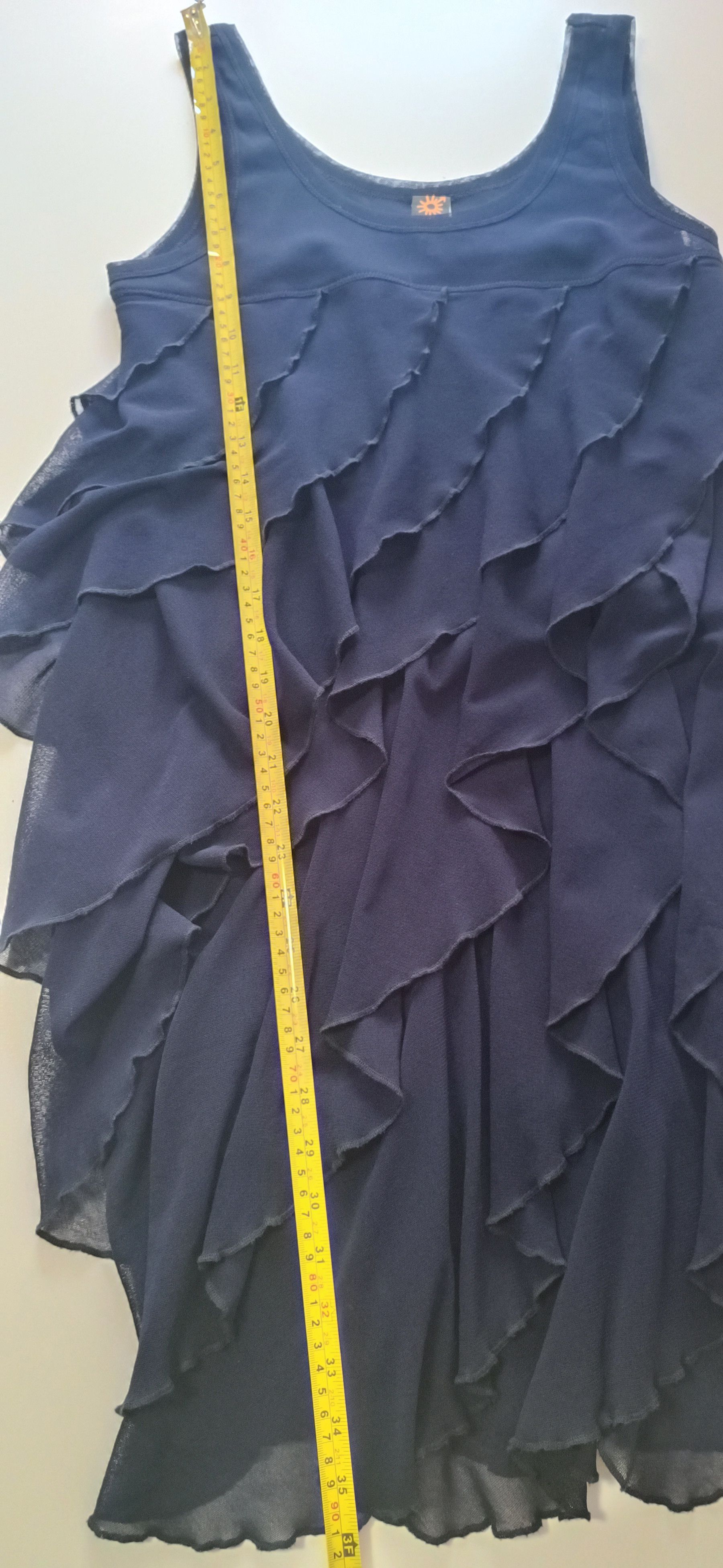 Jean Paul Gaultier 2000's _ Ruffles Tank dress Size L / US 10 / IT 46 - 5 Thumbnail