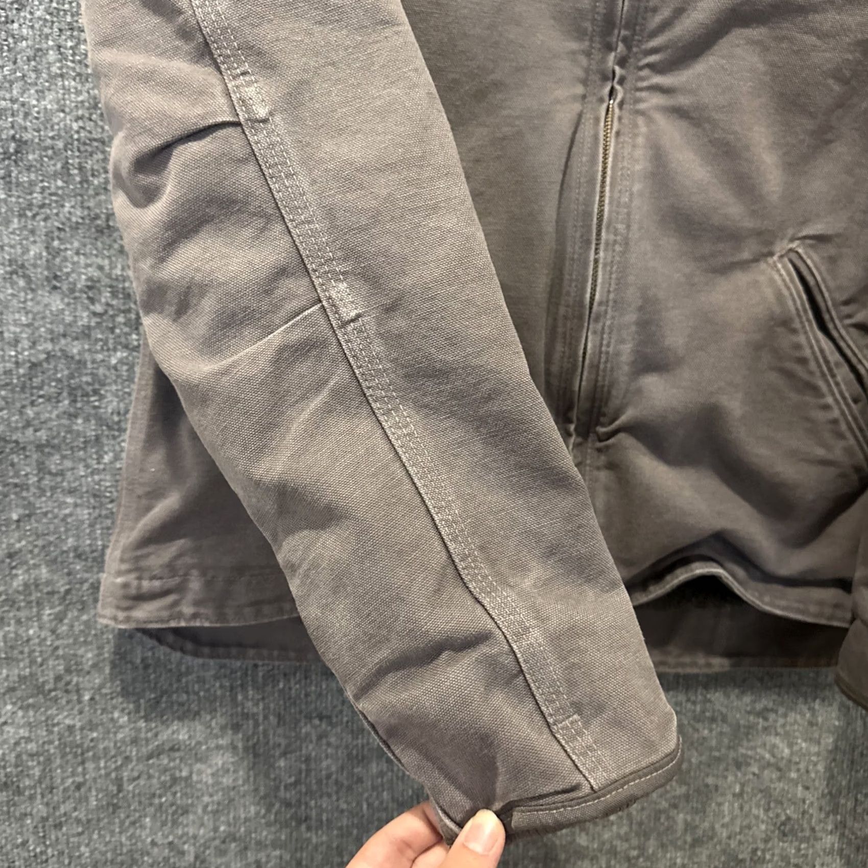 Carhartt Carhartt Women's Jacket M Purple Loose Fit Washed Duck Sherpa Lined HTF 104292-032 Size M / US 6-8 / IT 42-44 - 2 Thumbnail