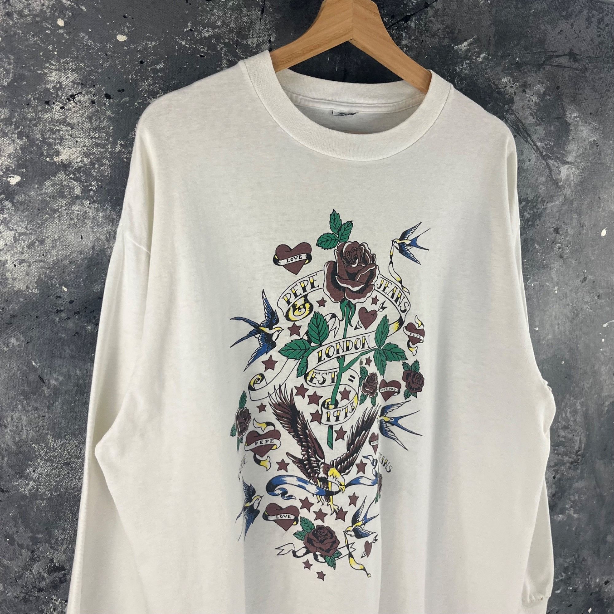 Pepe Jeans × Vintage Vintage Y2K Pepe Jeans long sleeve Size US XL / EU 56 / 4 - 2 Thumbnail