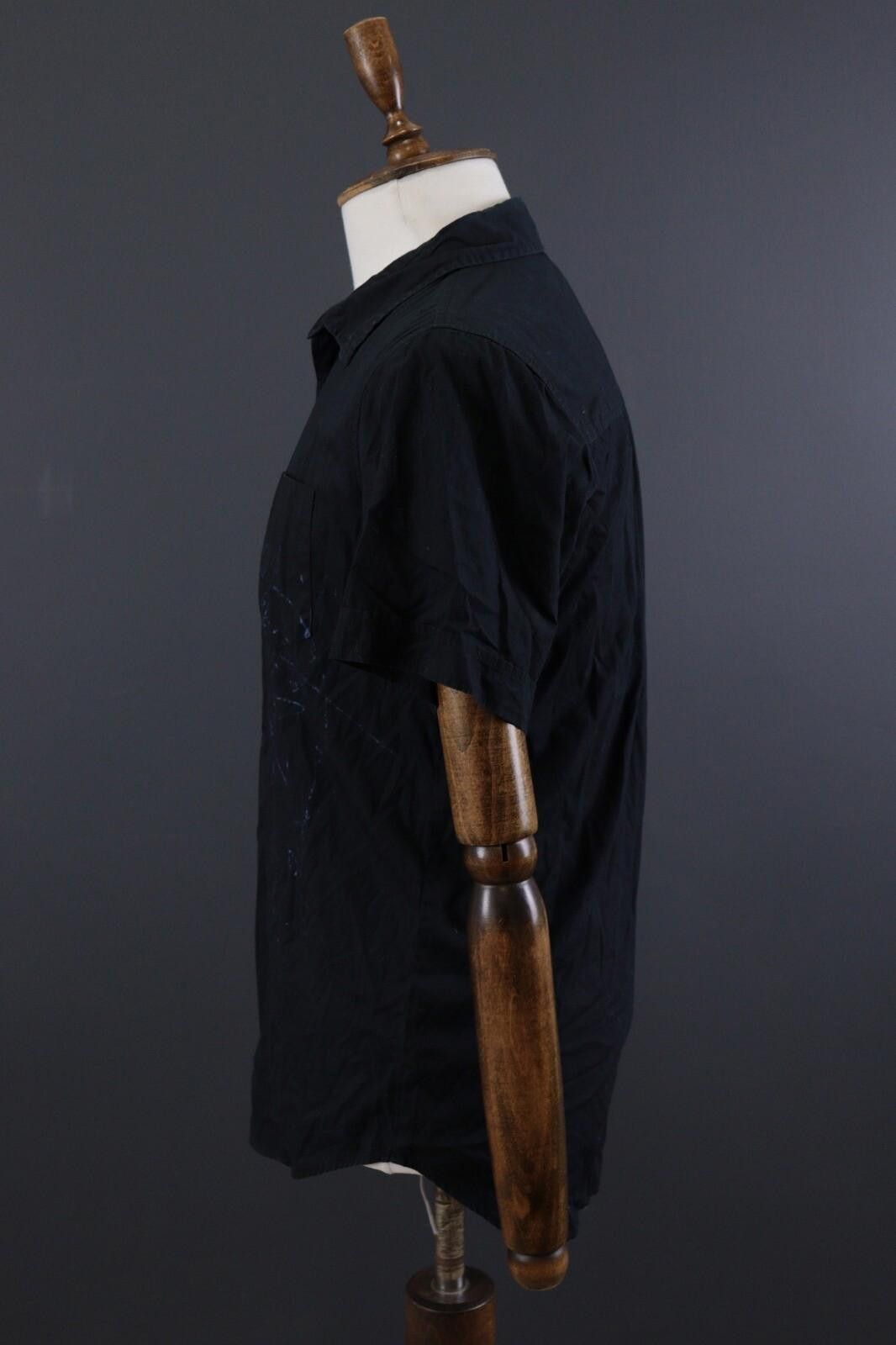 Desigual Desigual Black Abstract Button Down Shirt Size 16 / 41 / L Size US L / EU 52-54 / 3 - 6 Thumbnail