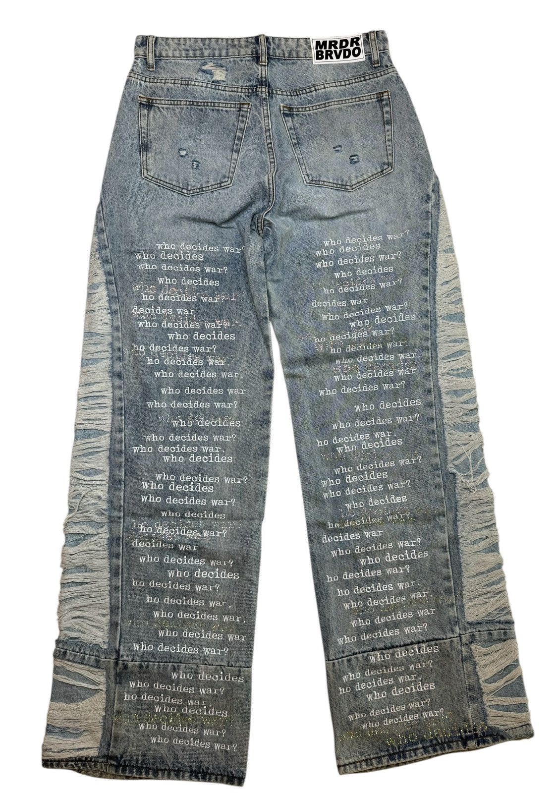 Who Decides War Who decides war ultra flare scripture denim sky Size US 32 / EU 48 - 2 Thumbnail