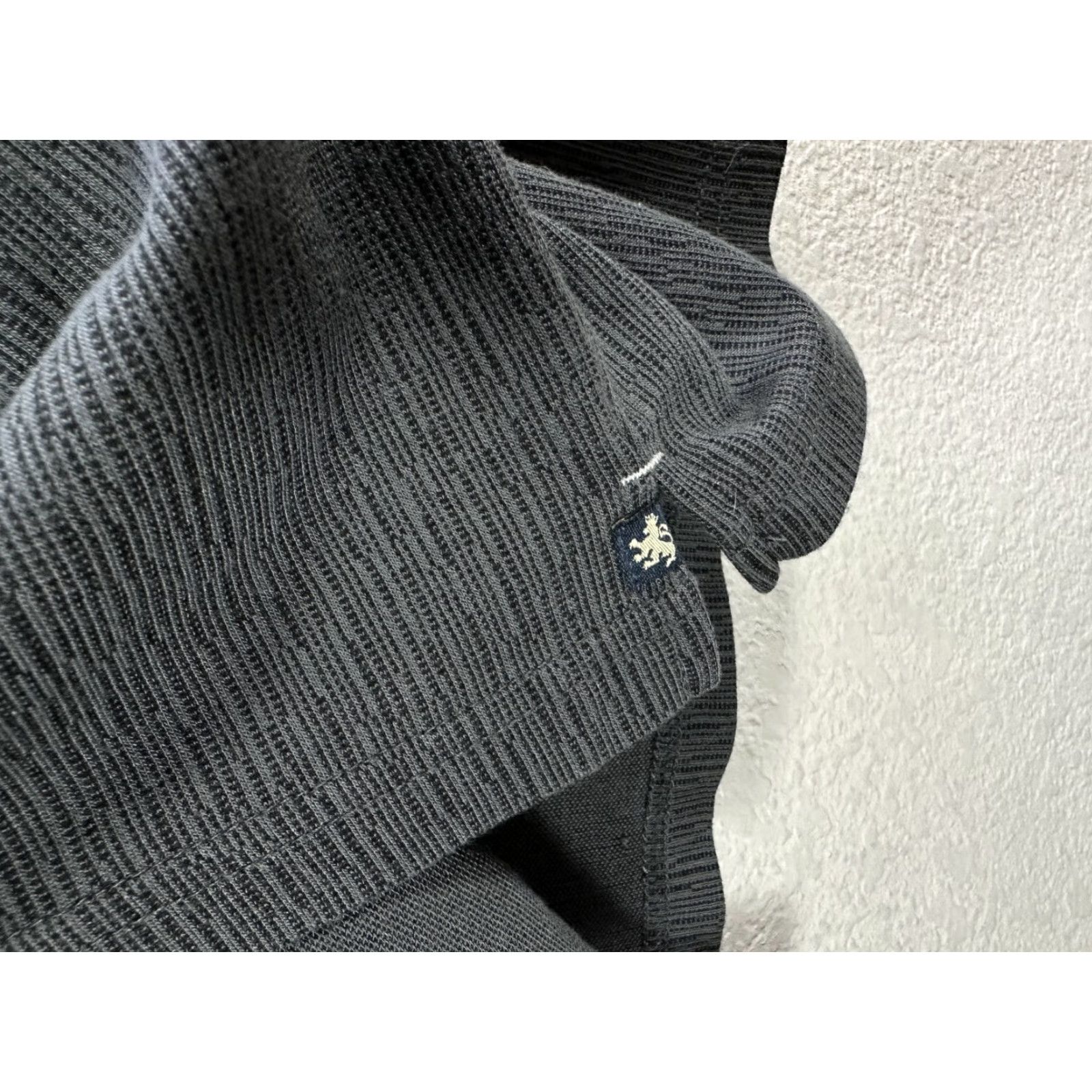 Nat Nast Nat Nast Men's Polo Shirt Short Sleeve Gray 1/4 Button Modal Blend Stretch XL Size US XL / EU 56 / 4 - 5 Thumbnail
