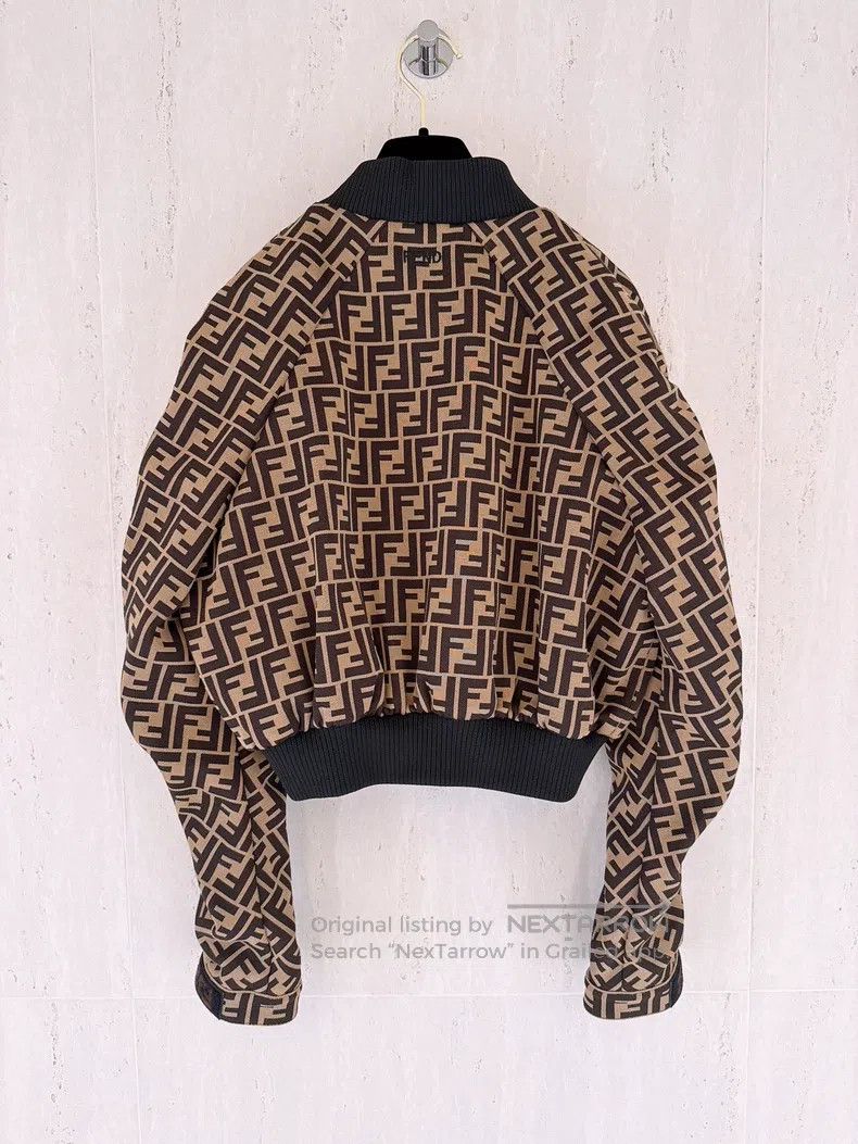 Other Fendi Monogram Logo Short Jacket 38 Size FF Monogram Print Size XXS / US 00 / IT 34 - 2 Thumbnail