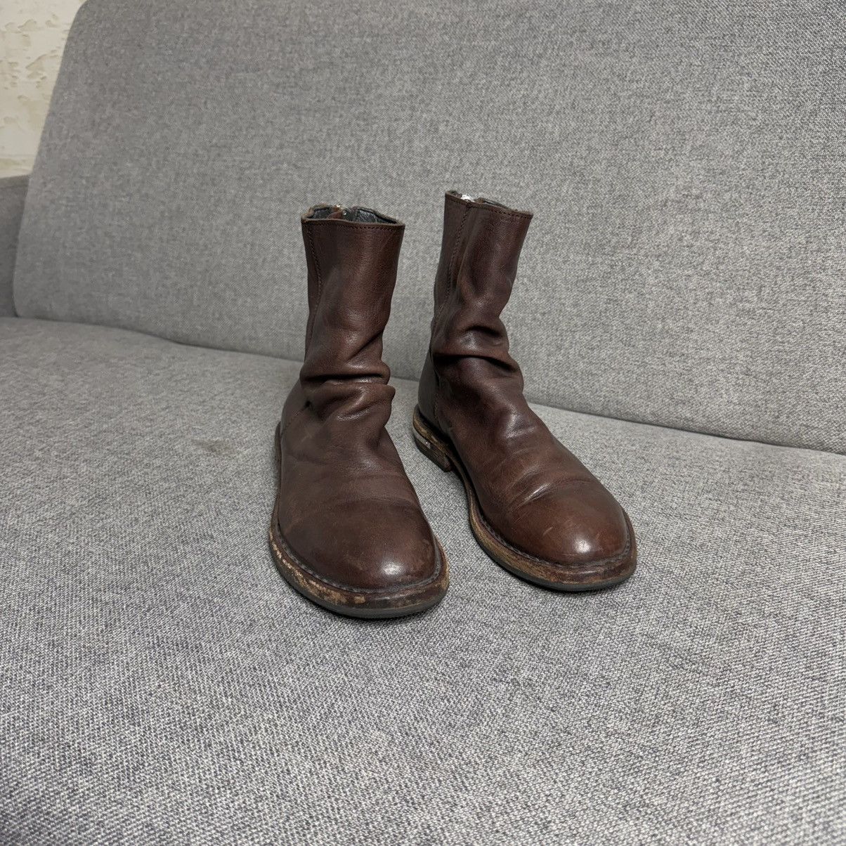 MoMA MoMA Avantgarde Back Zip Leather Guidi Style Boots Size US 7 / IT 37 - 3 Thumbnail