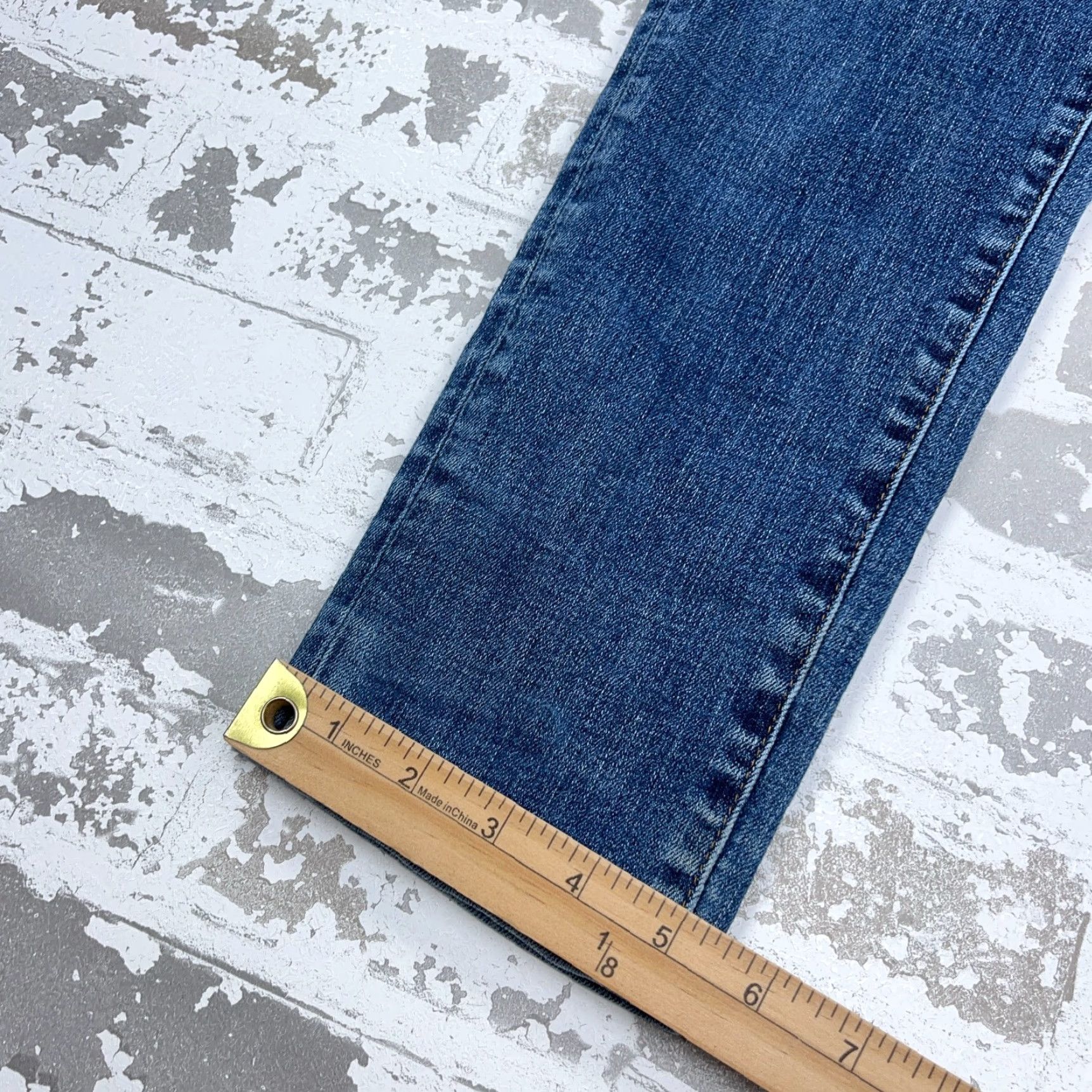 American Eagle Outfitters American Eagle Outfitters Jeans Men 31x34 Athletic Skinny Fit Blue 5-Pocket Distressed Ripped Size US 31 - 6 Thumbnail